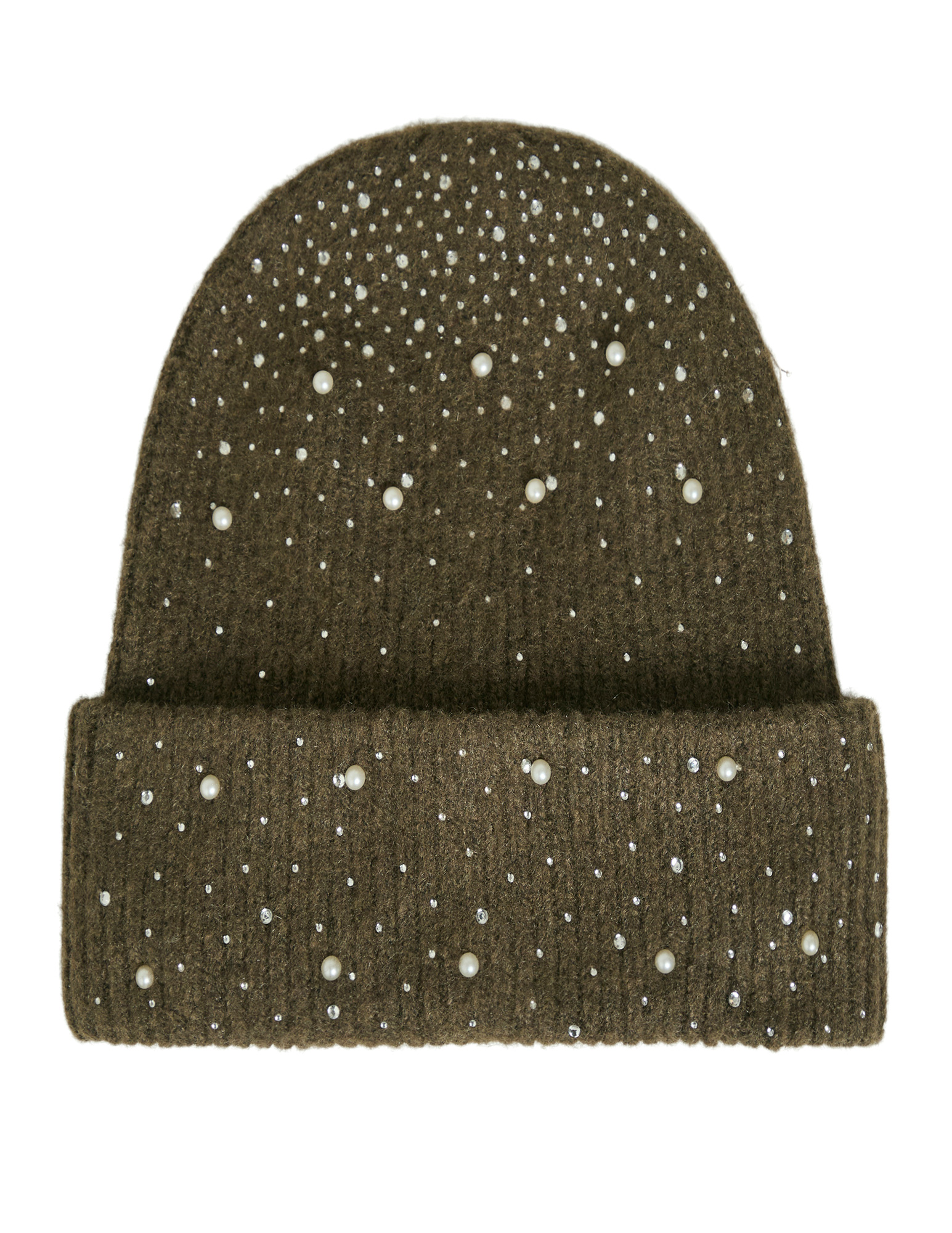 Vila Beanie Summer 14099942 Donker groen