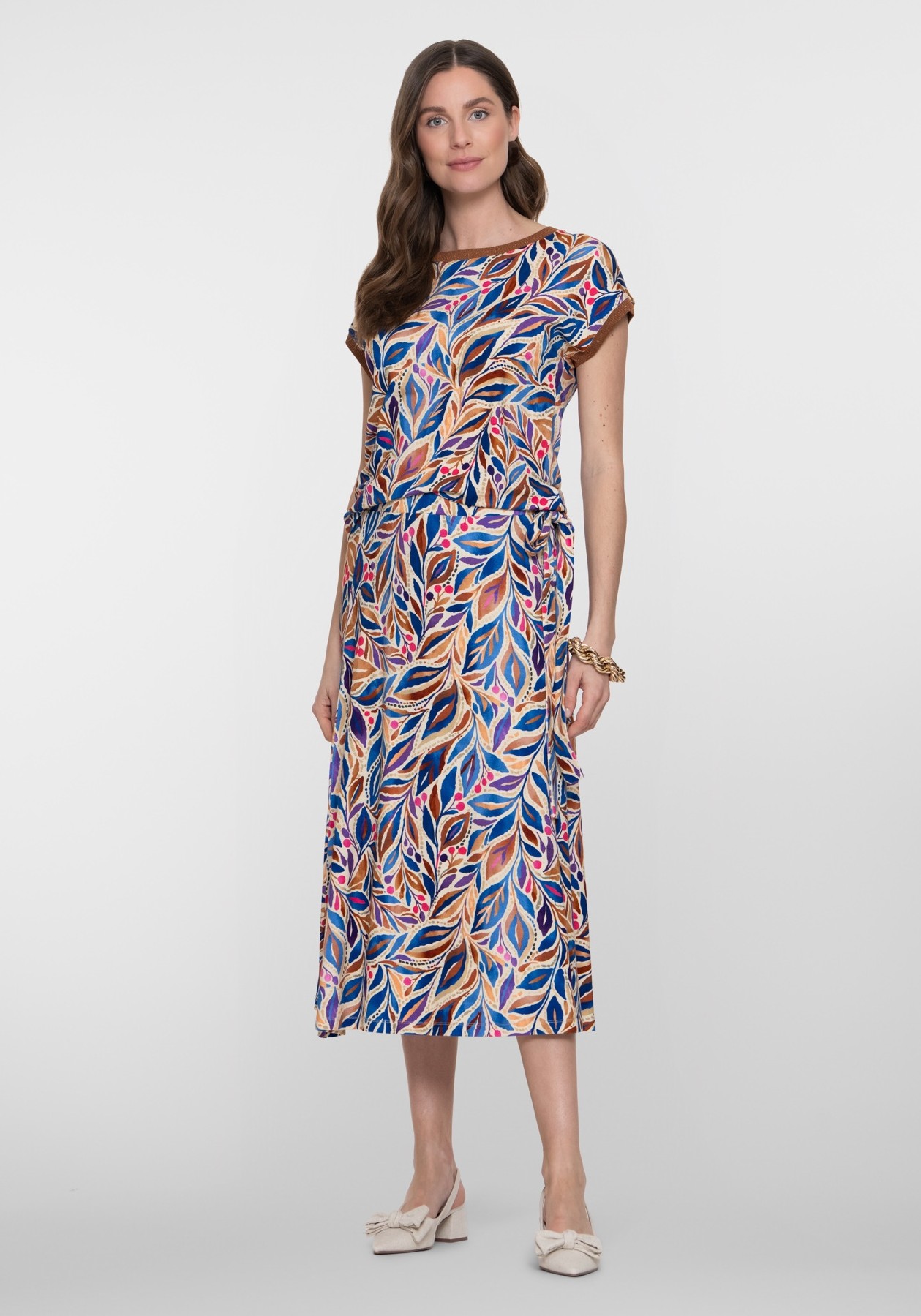 Geisha Lange rok 66440-60 JILL Blauw