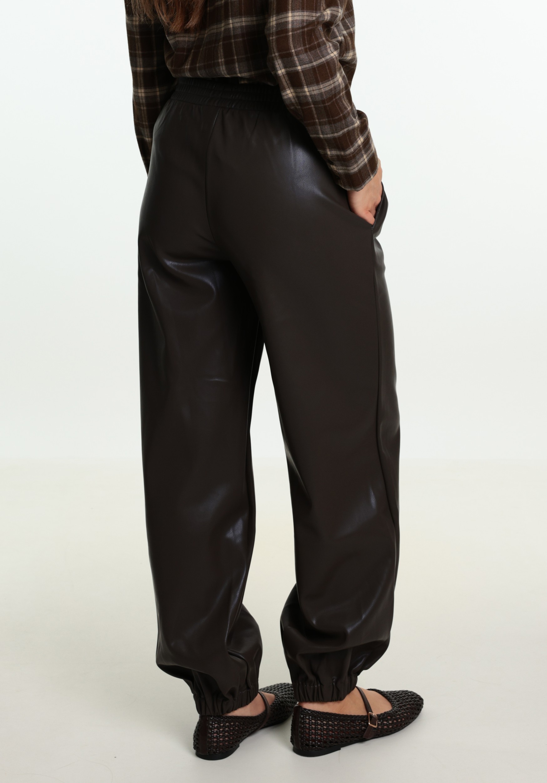 Ydence Broek Harlow FS2611 Donker bruin