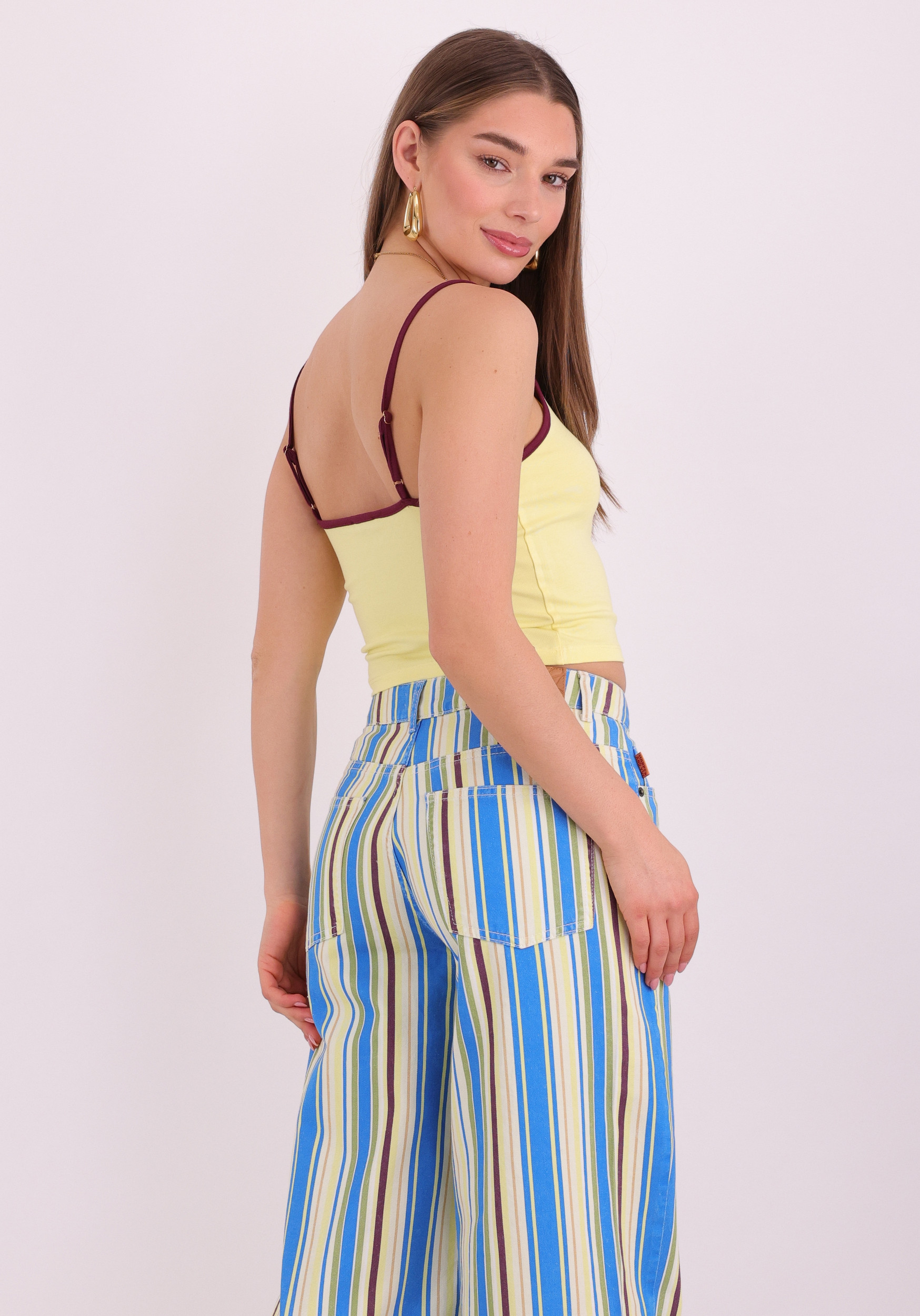 Harper & Yve Top Cally HS6P408 Geel