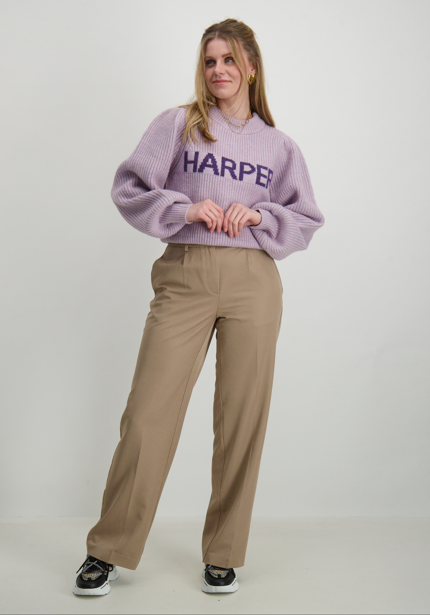 Vero moda Broek Raya 10313921 Zand