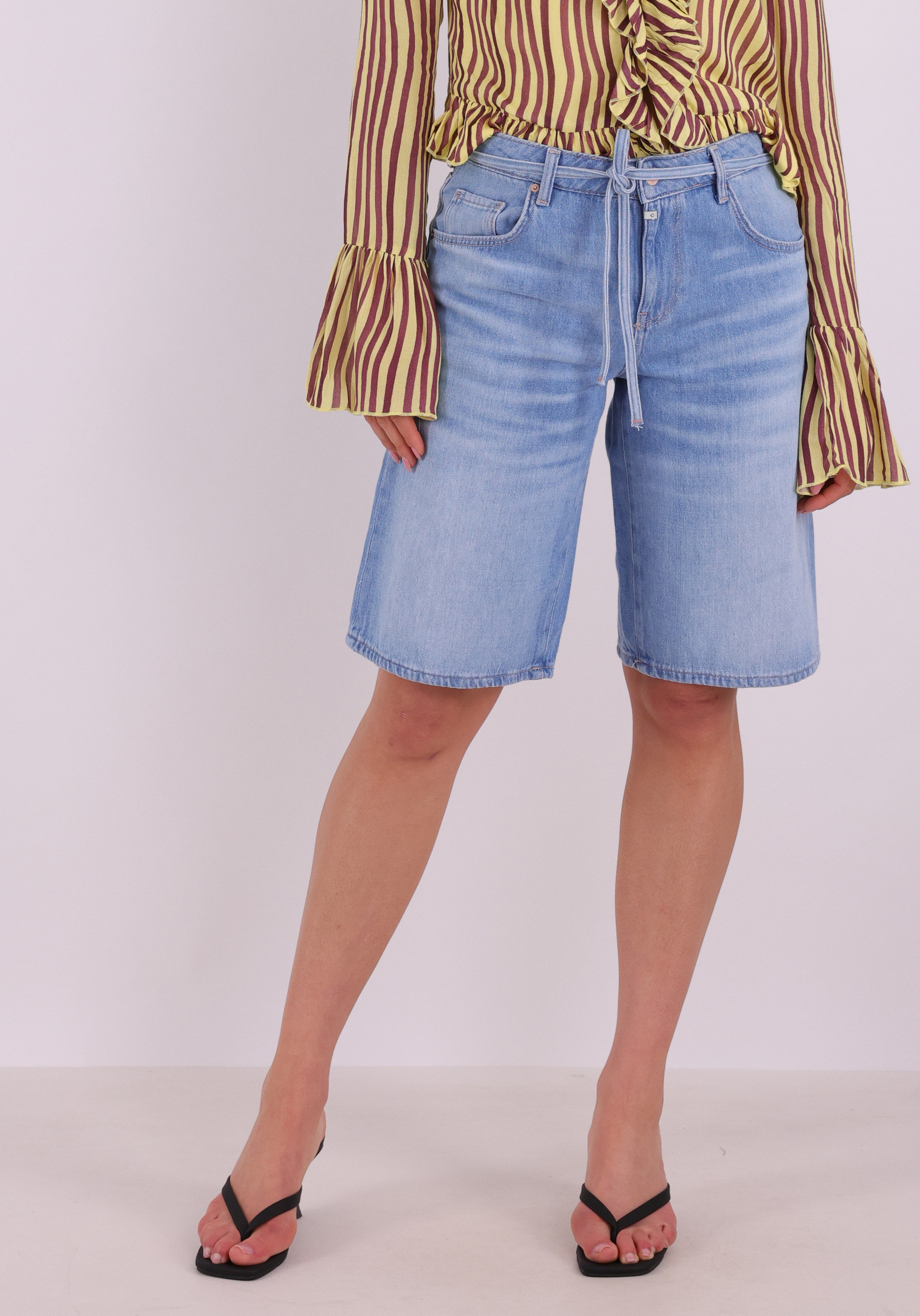 Cup of Joe Korte broek Harper Licht blauw