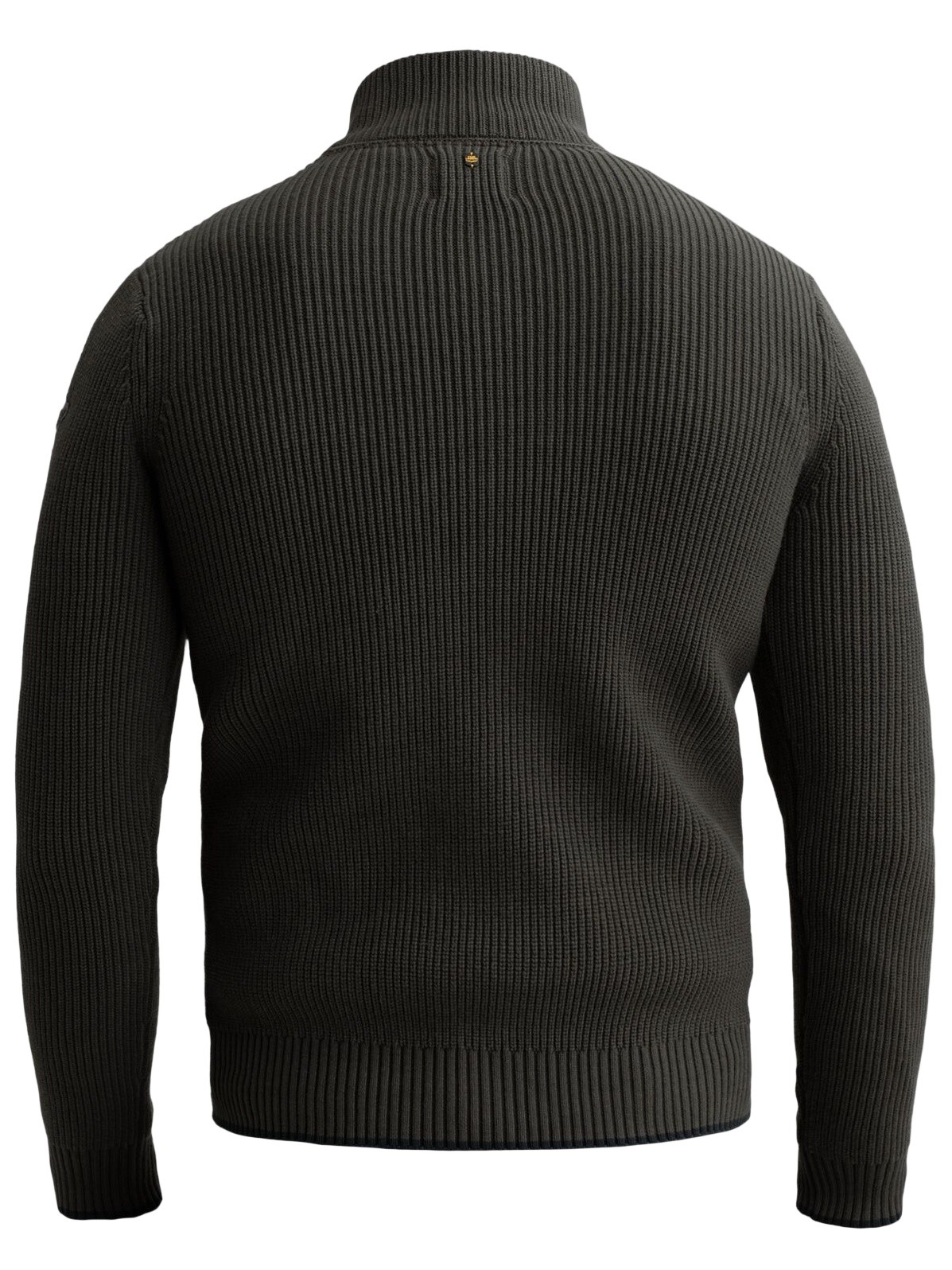 PME Legend Trui Half zip PKW2609325 Donker groen