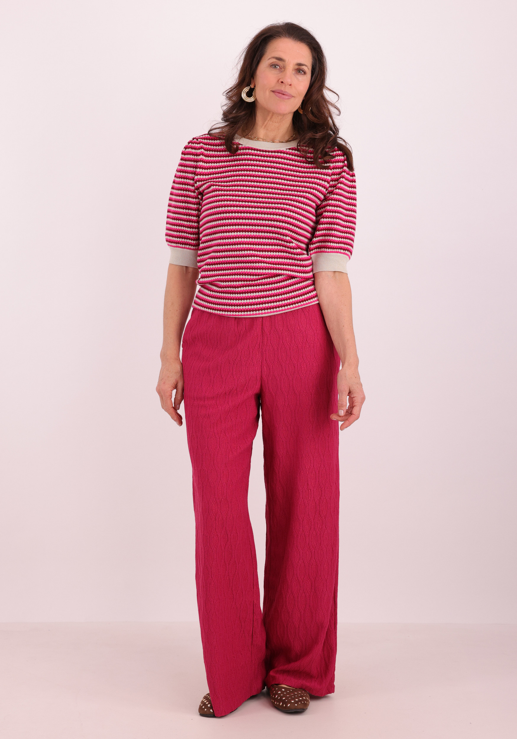 ONLY Broek Diana 15377885 Donker rose