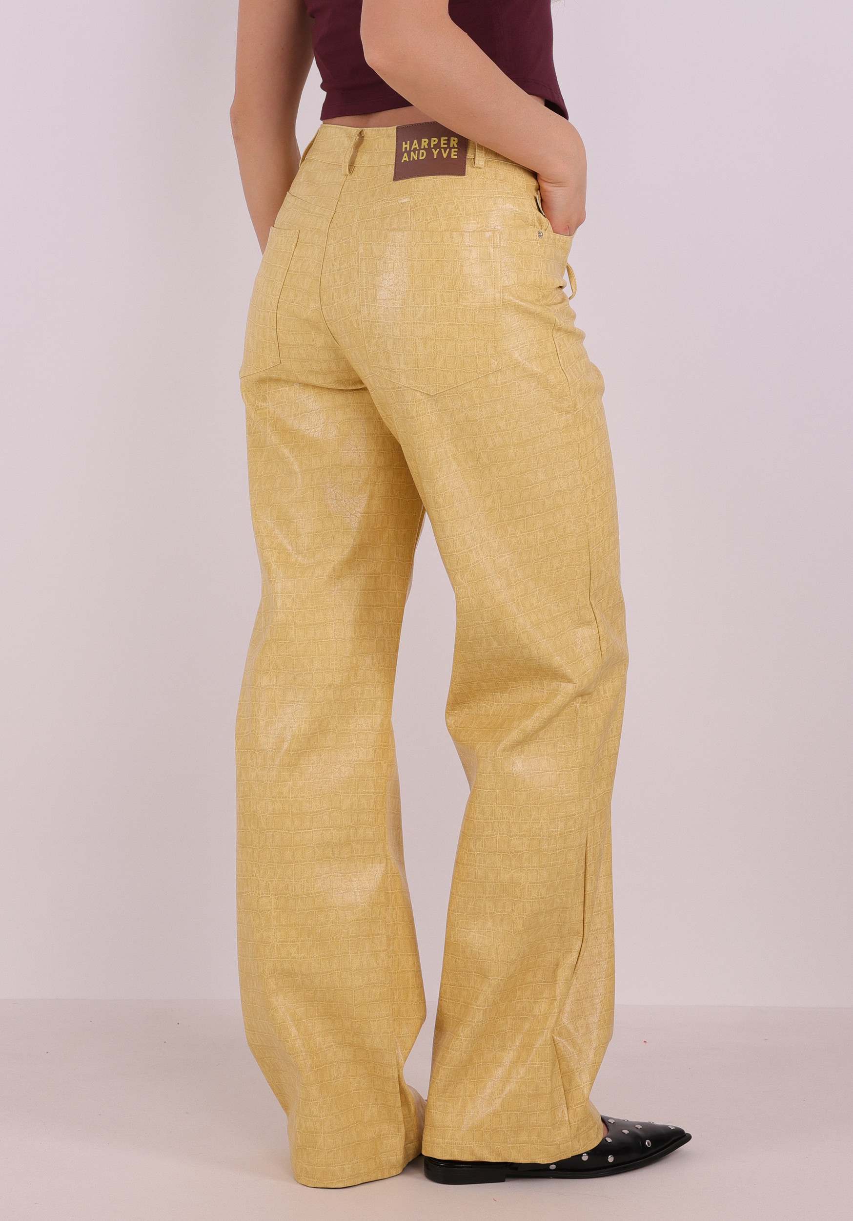 Harper & Yve Broek Mally SS6N108 Licht geel