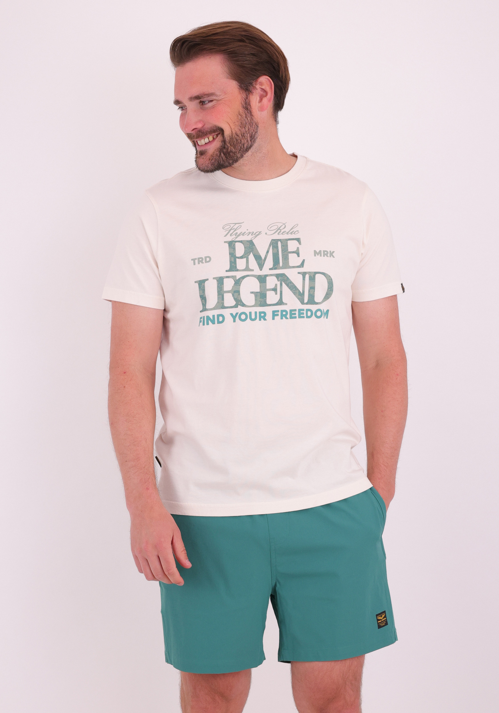 PME Legend T-shirt PTSS2604596 Ecru