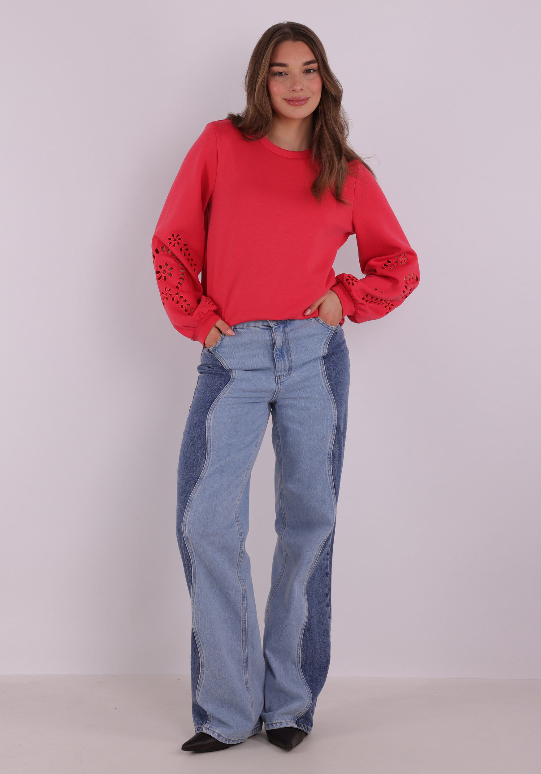 Vila Sweater Sandy 14114310 Rood