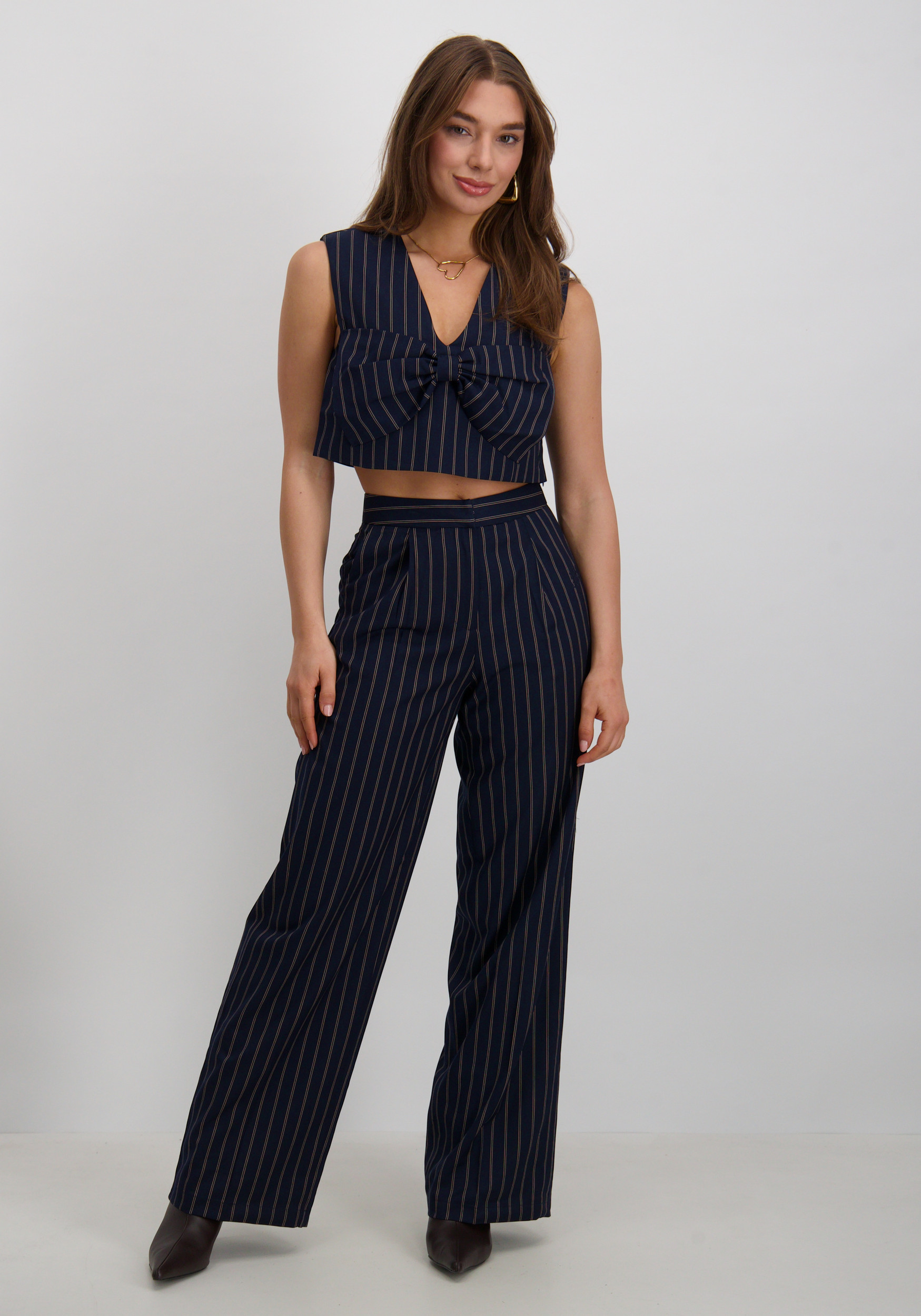 Harper & Yve Top Sabrina DW25N401 Donker blauw