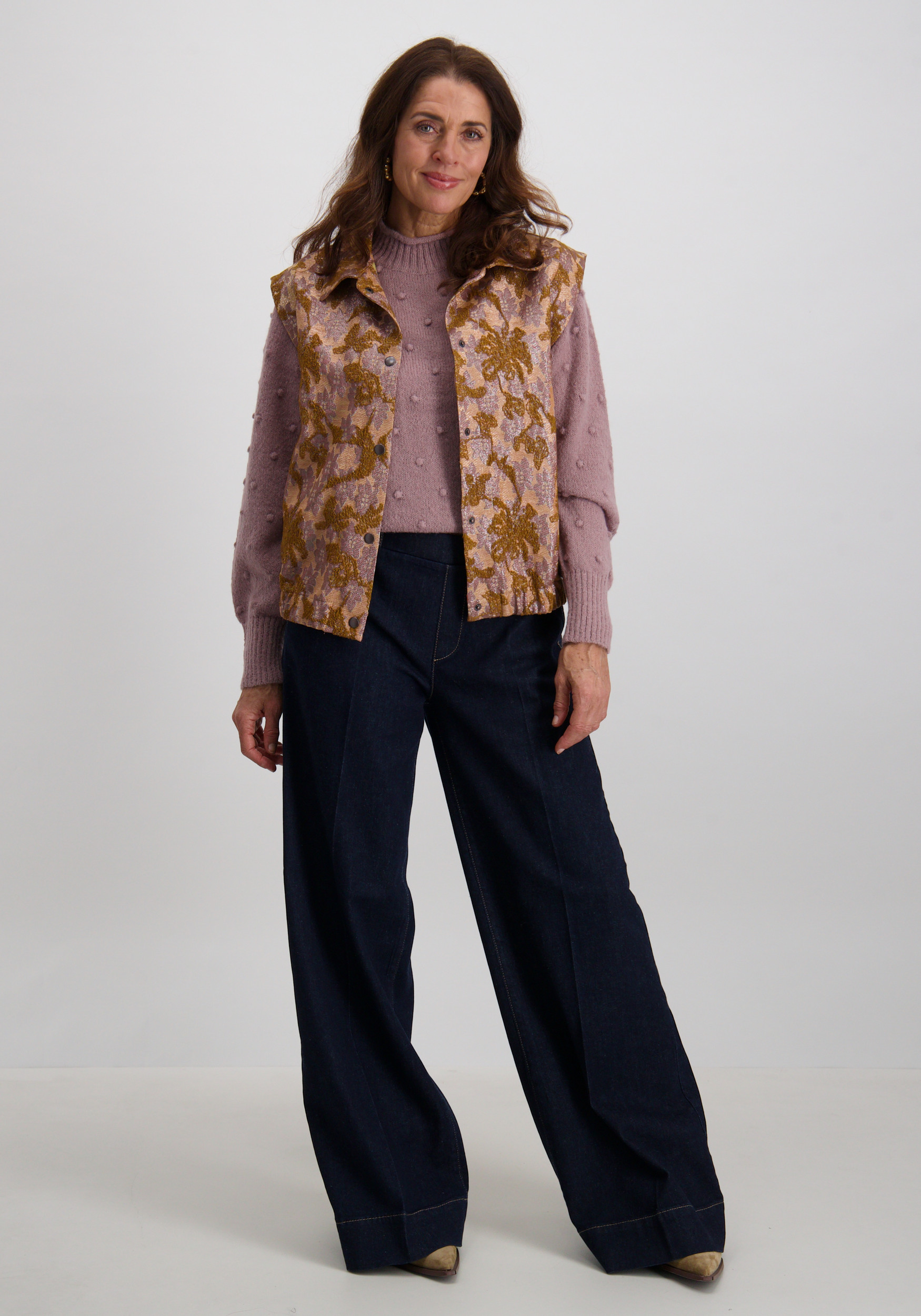 Geisha Gilet 55898-20 Oranje