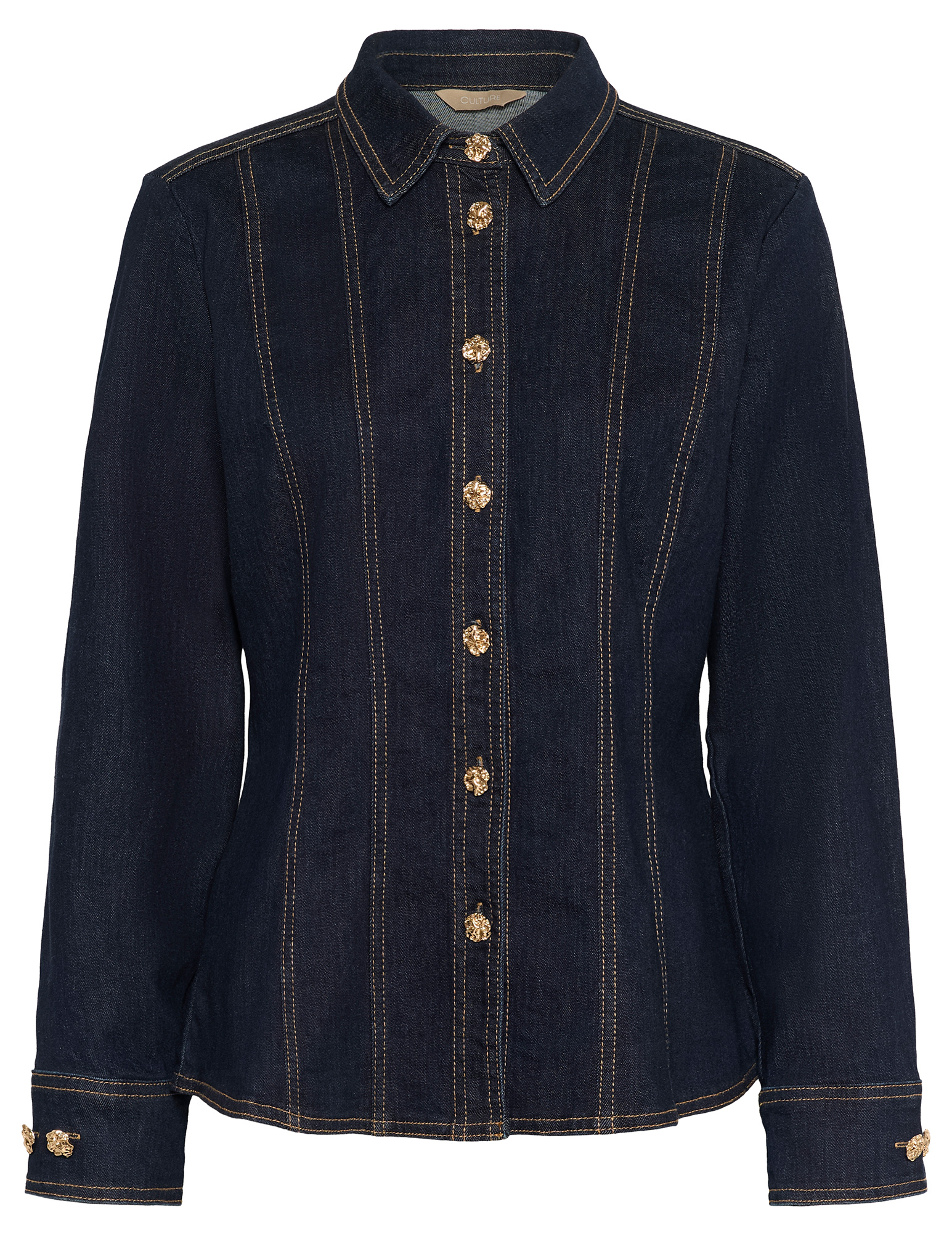 Culture Blouse Bobbie 50112271 Donker blauw