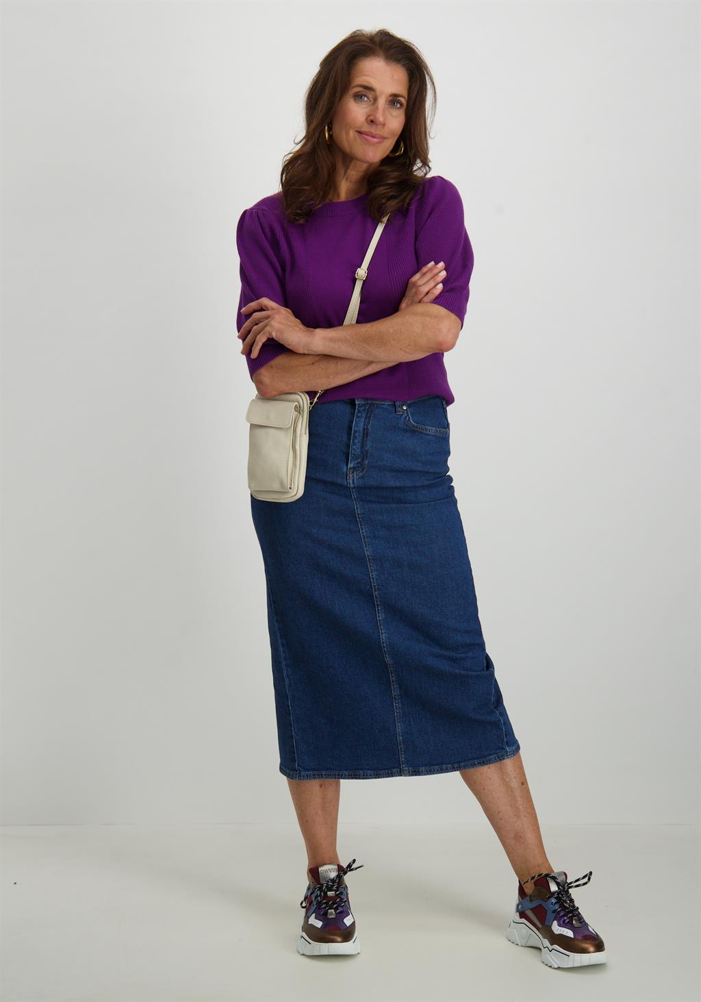 Only Spijkerrok Milla 15324985 Kobalt