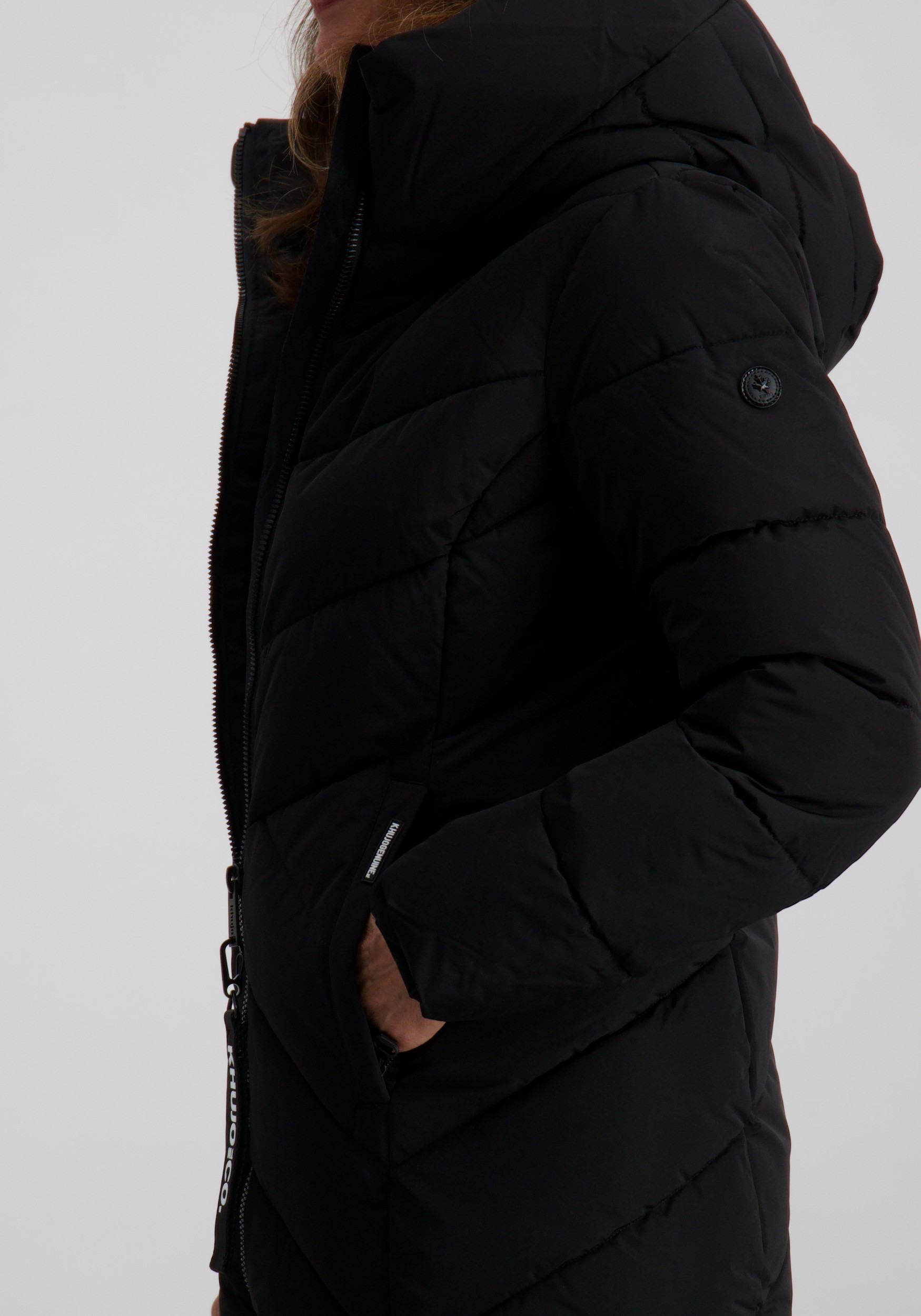 KHUJO Winterjas Darka2 1256CO253 Zwart