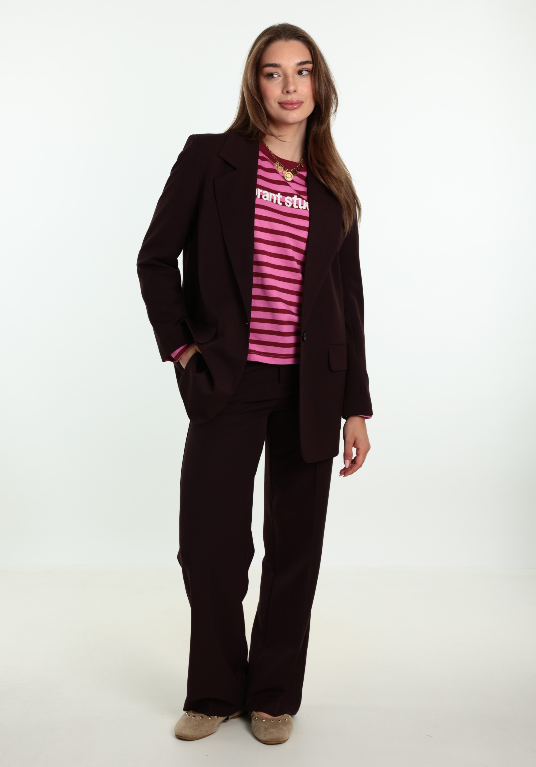 ONLY Blazer Hattie-lana 15318088 Donker Paars