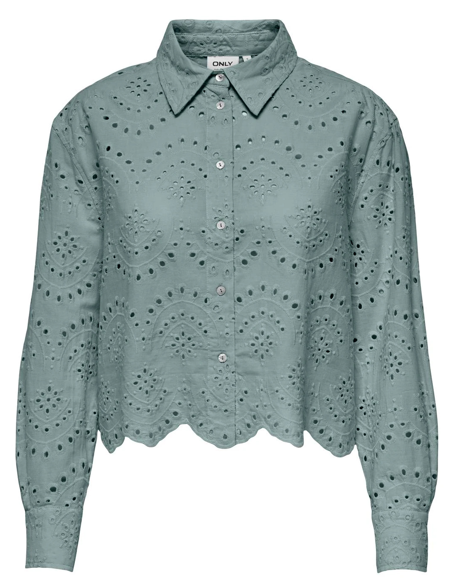 Only Blouse Valais 15269568 Midden groen