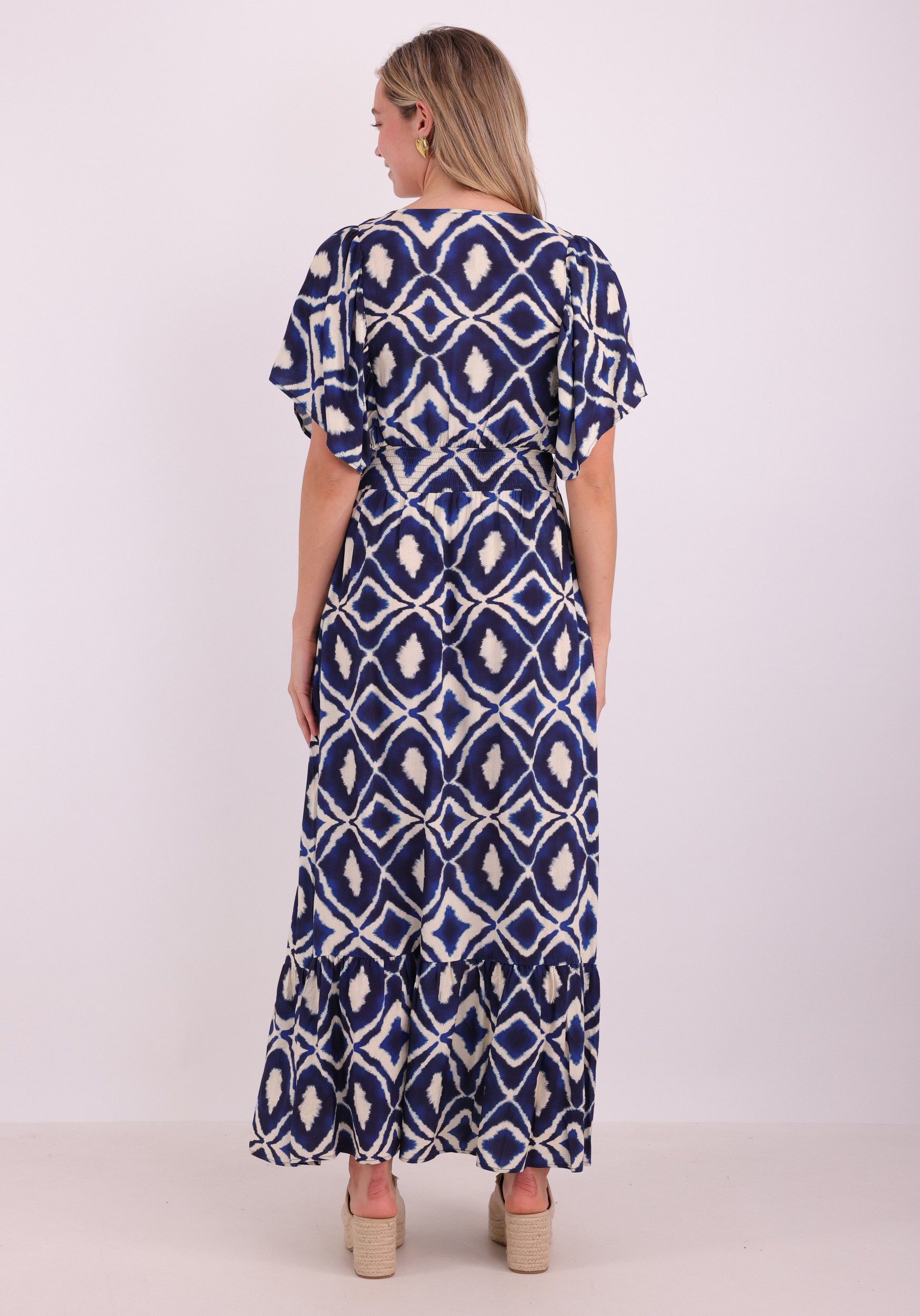 Geisha Jurk all-over print 67116-20 Marine
