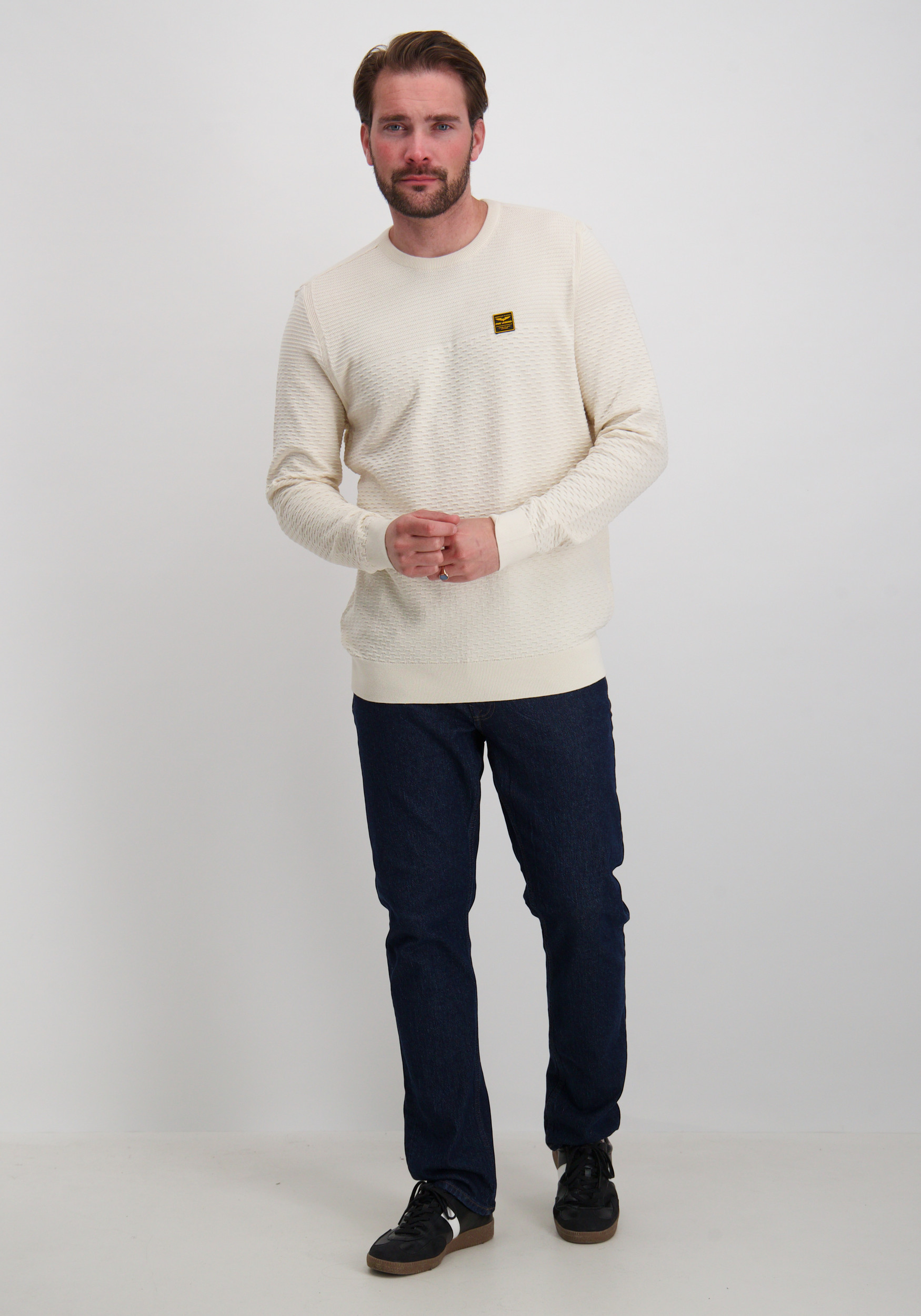 PME Legend Trui PKW2510300 Ecru