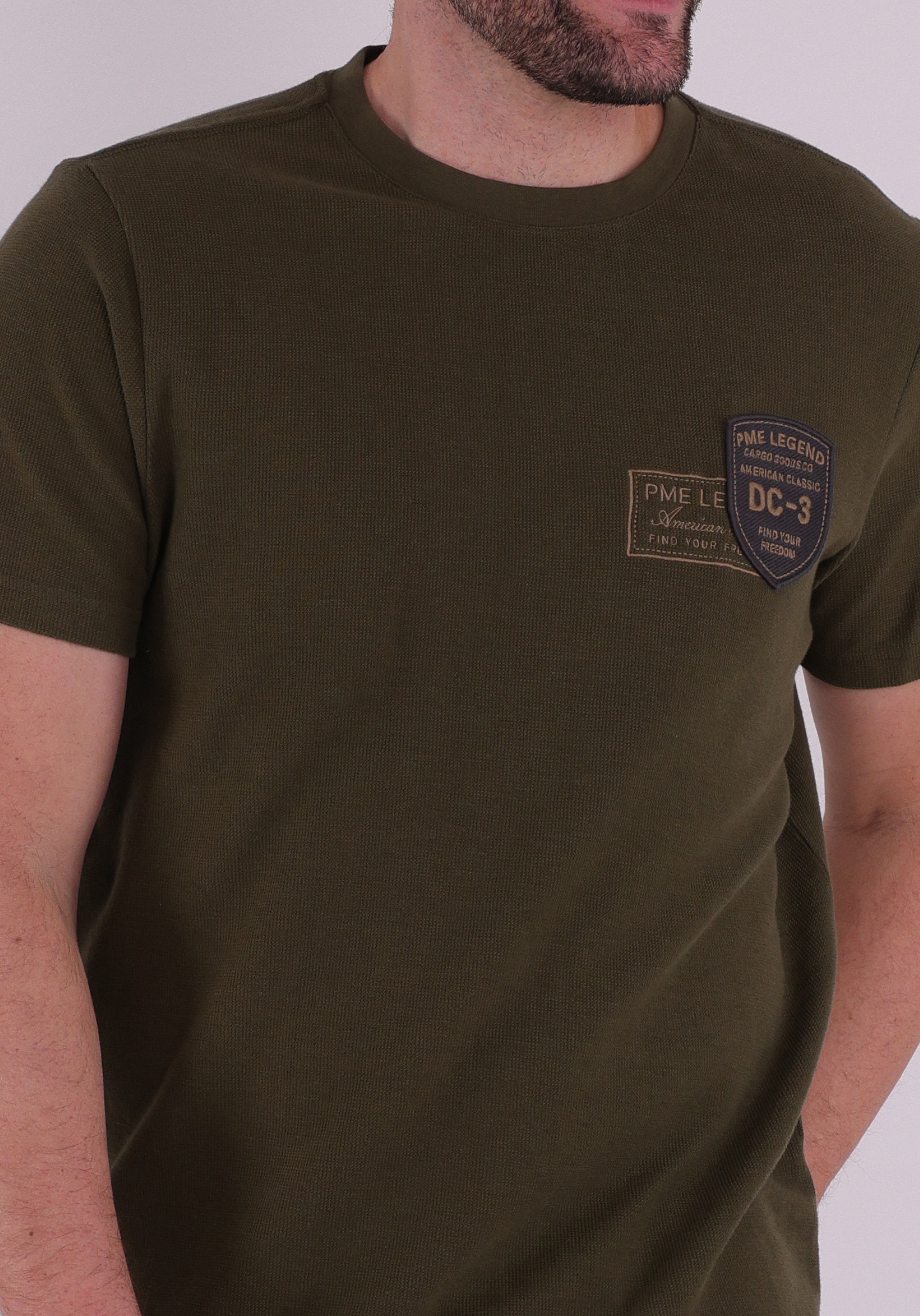 PME Legend T-shirt PTSS2602572 Donker groen