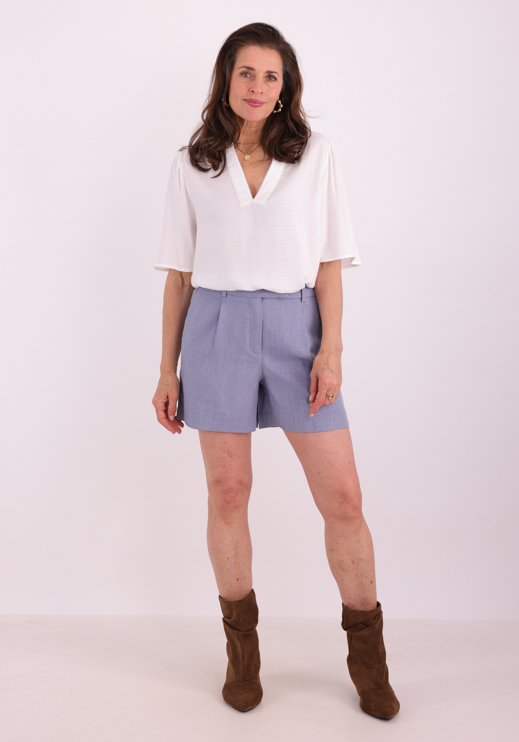ONLY Korte broek Linda 15283727 Blauw