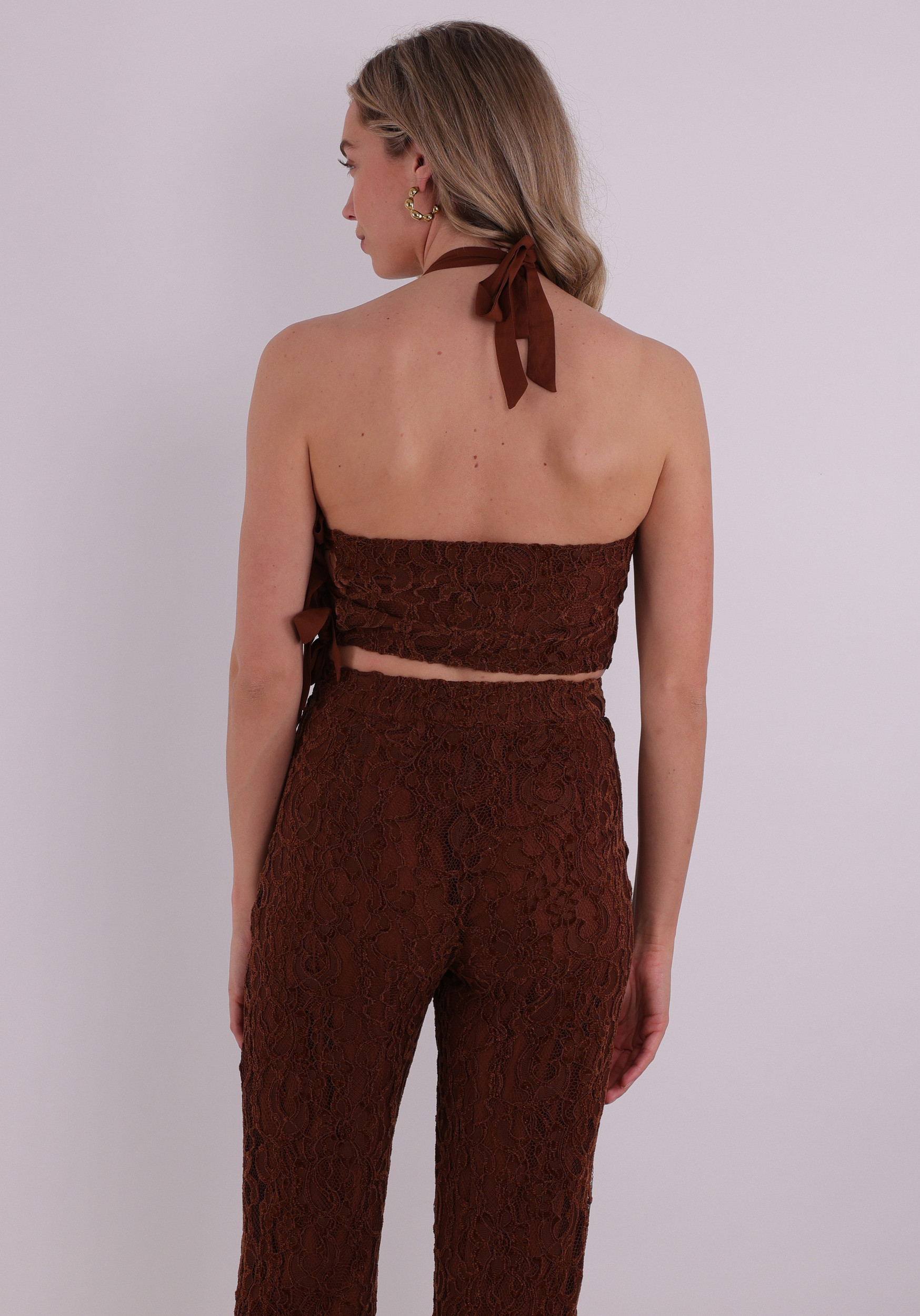 Harper & Yve Top Kees SS6P400 Bruin