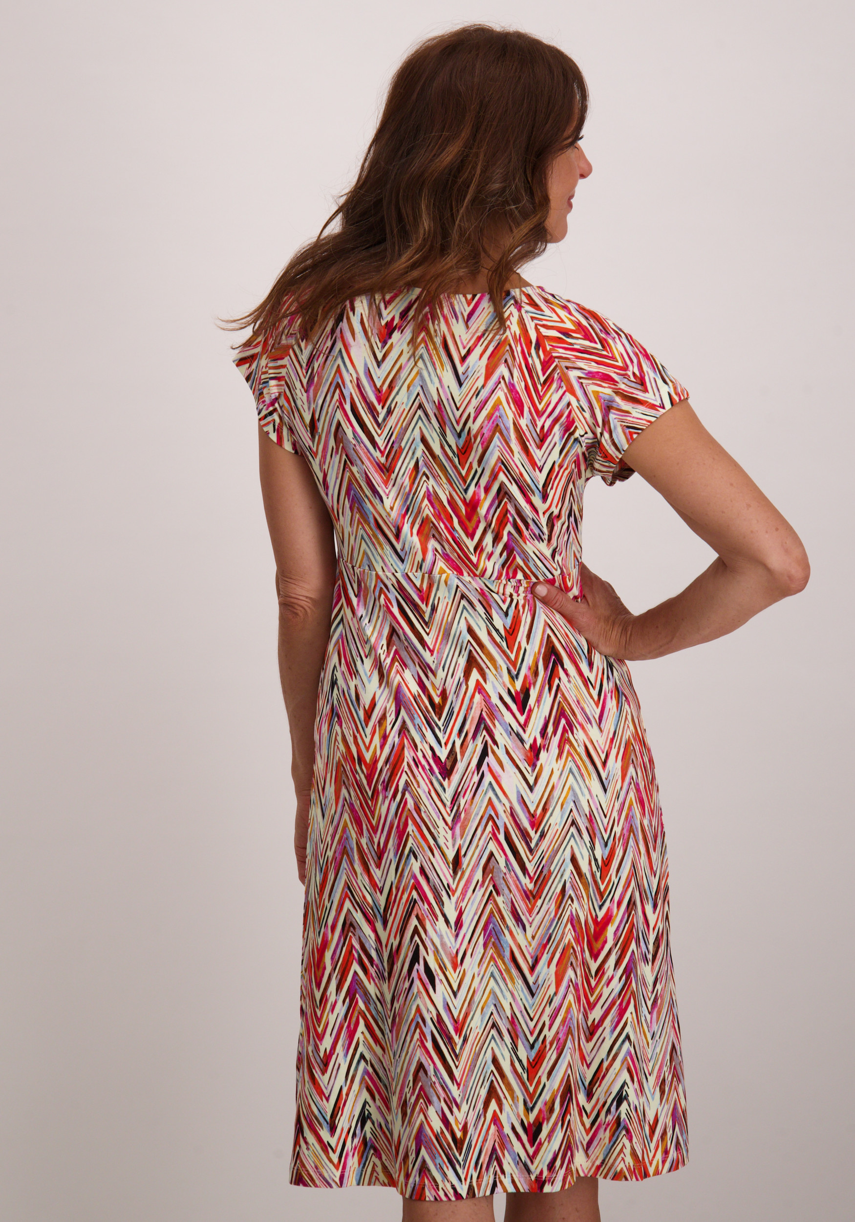 Geisha Jurk all-over print 57366-60 JUNE Rood