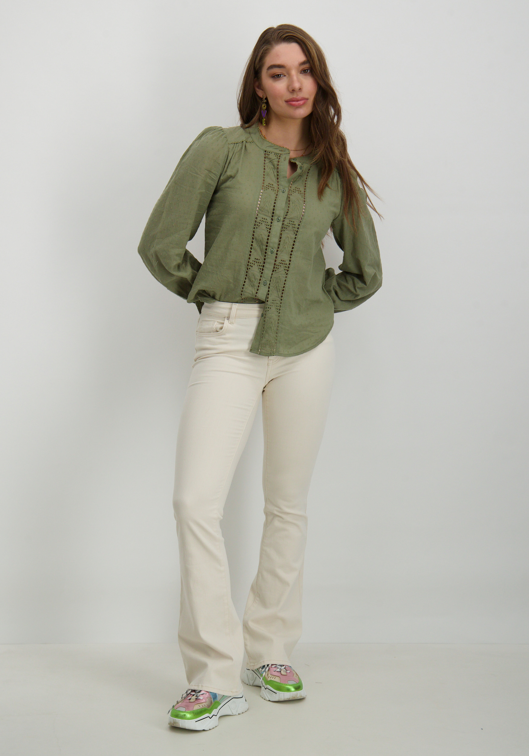 Only Flared jeans Blush 15230778 Ecru