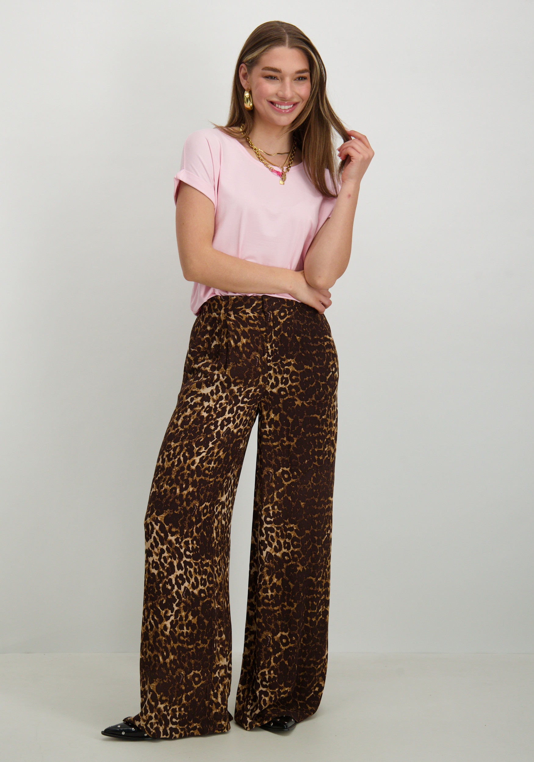 Only T-shirt Moster 15106662 Licht rose