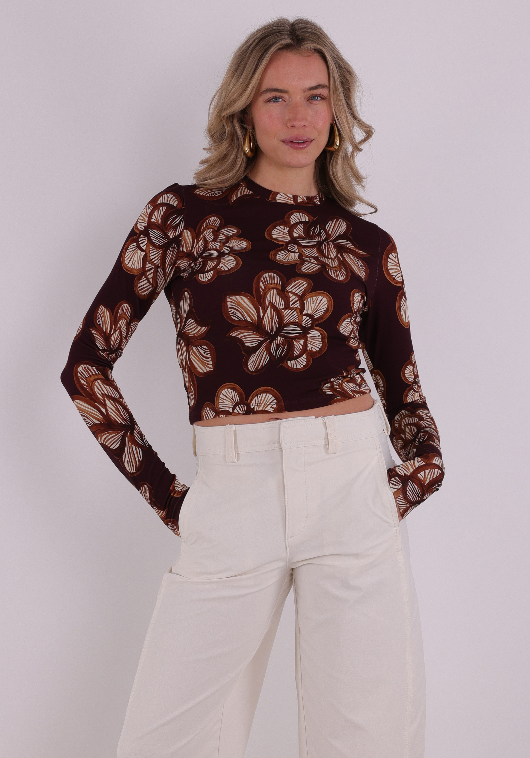 Harper & Yve Top Steff SS6T502 Donker Paars