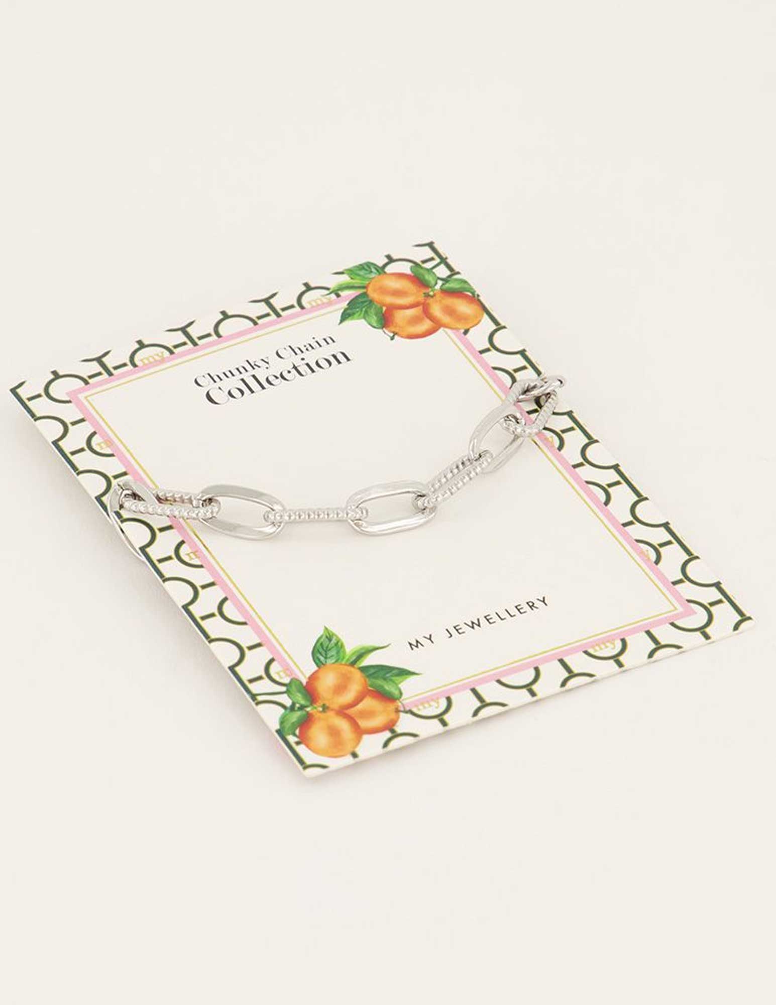 My Jewellery Armband Chunky MJ06242 Zilver