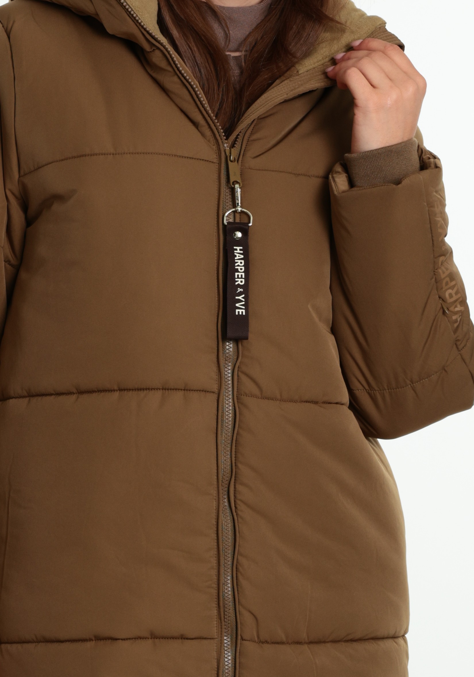 Harper & Yve Winterjas Jenny AW6N221 Midden bruin