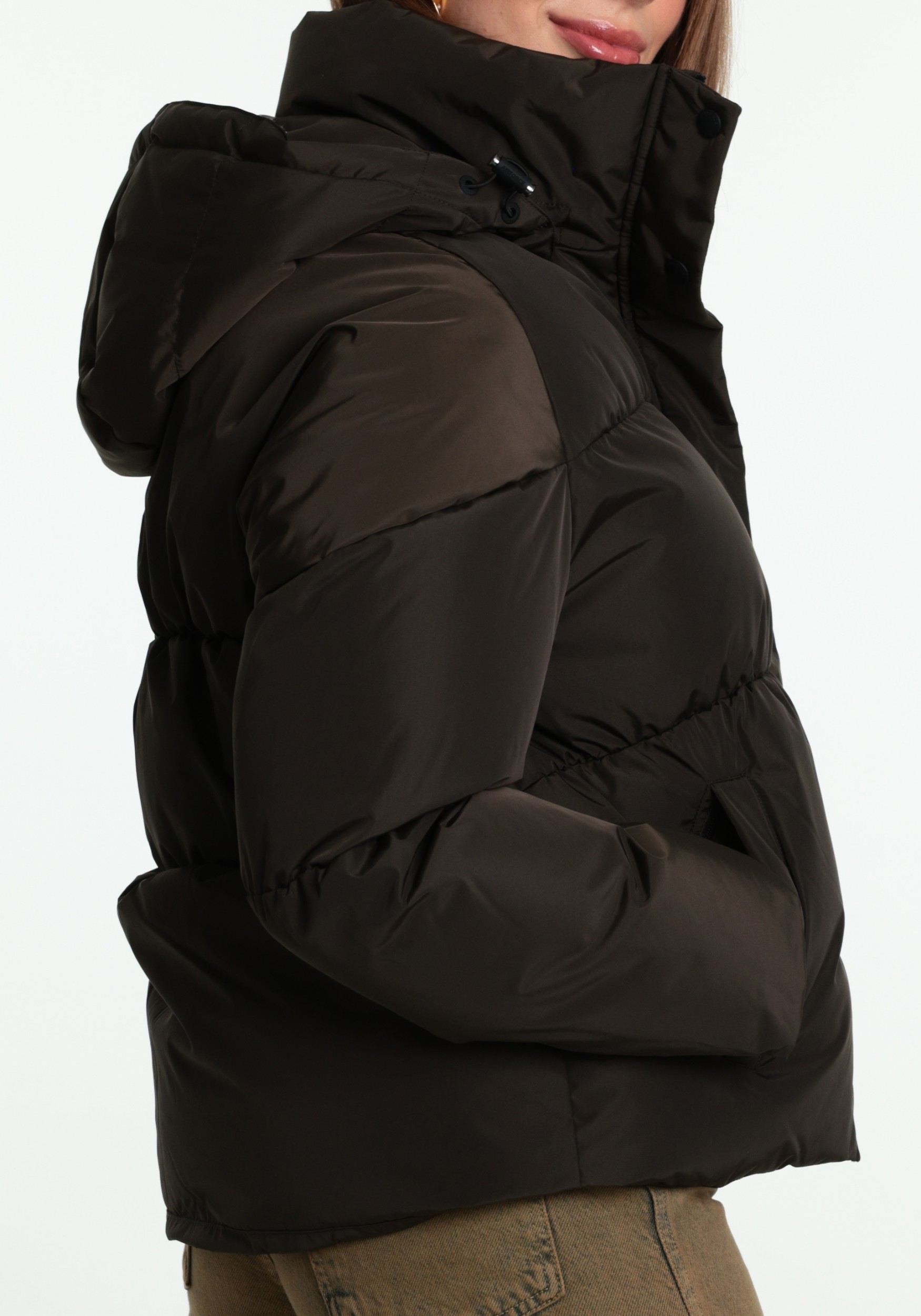 AIRFORCE Winterjas Maya puffer FRW1083 Donker bruin
