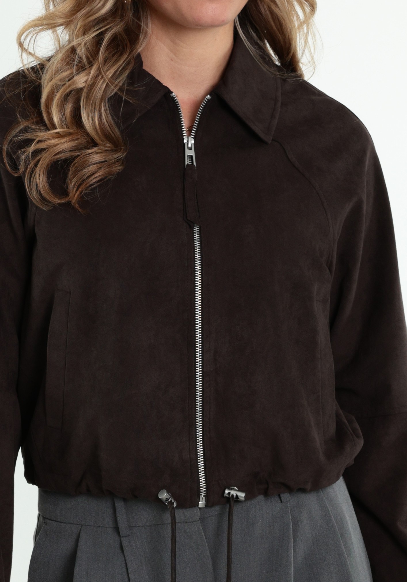ONLY Jacket Lixa 15376829 Donker bruin