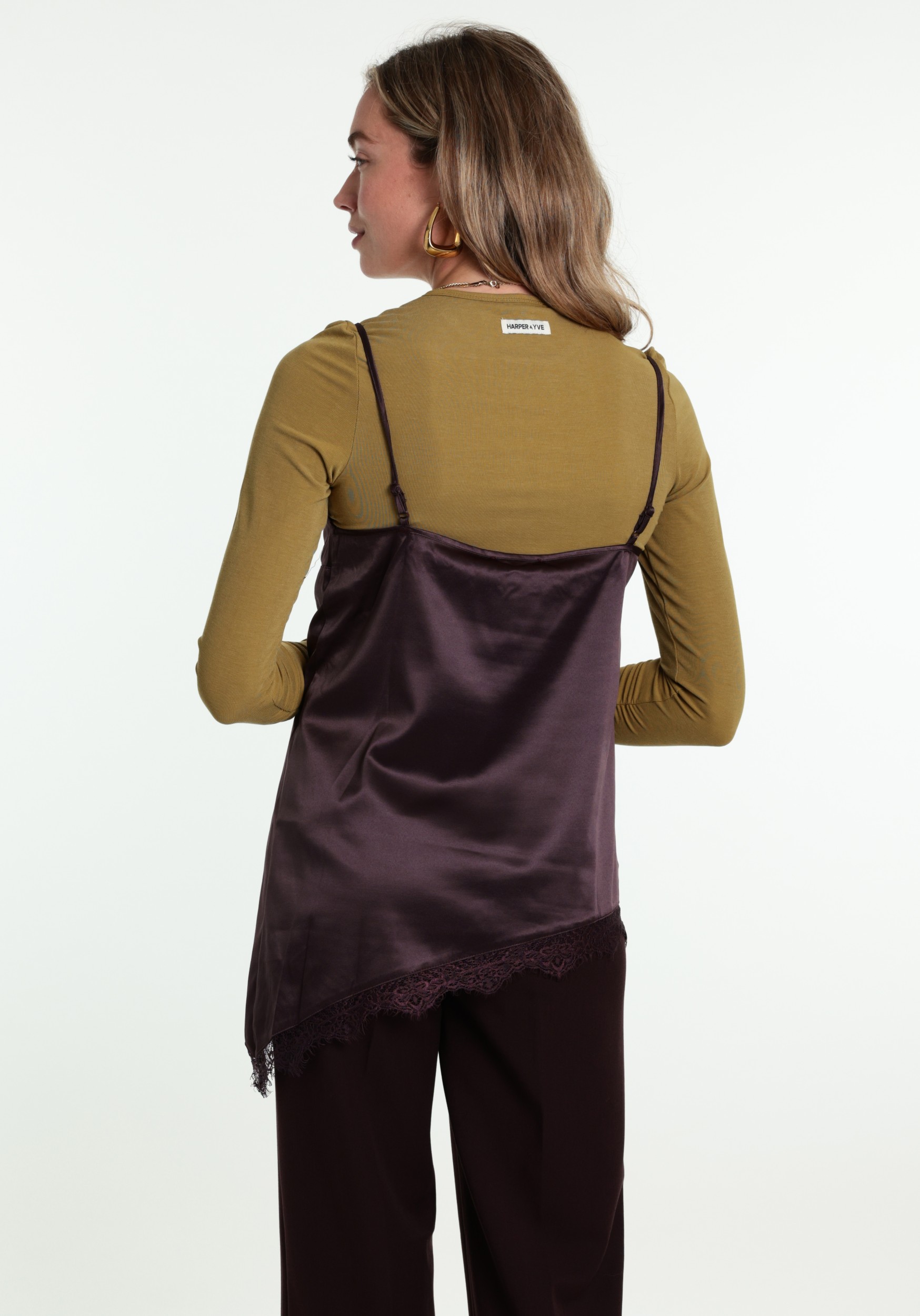 Harper & Yve Top Faye AW6P403 Donker Paars