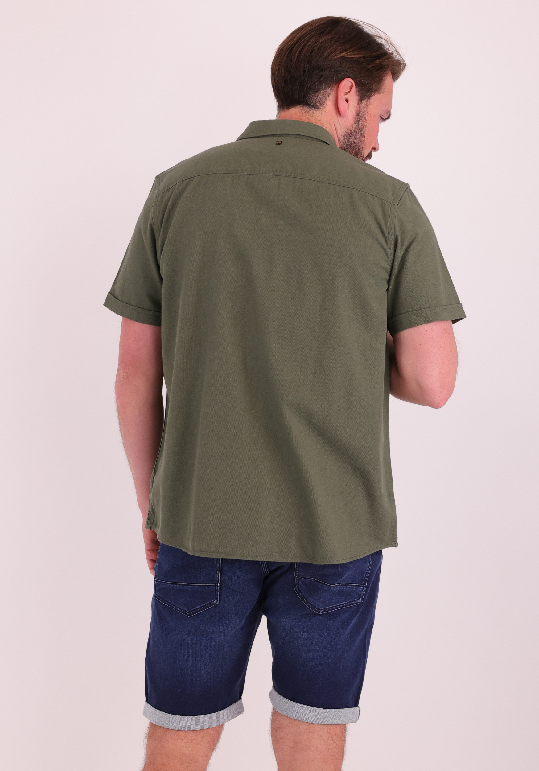 PME Legend Overhemd PSIS2603268 Donker groen