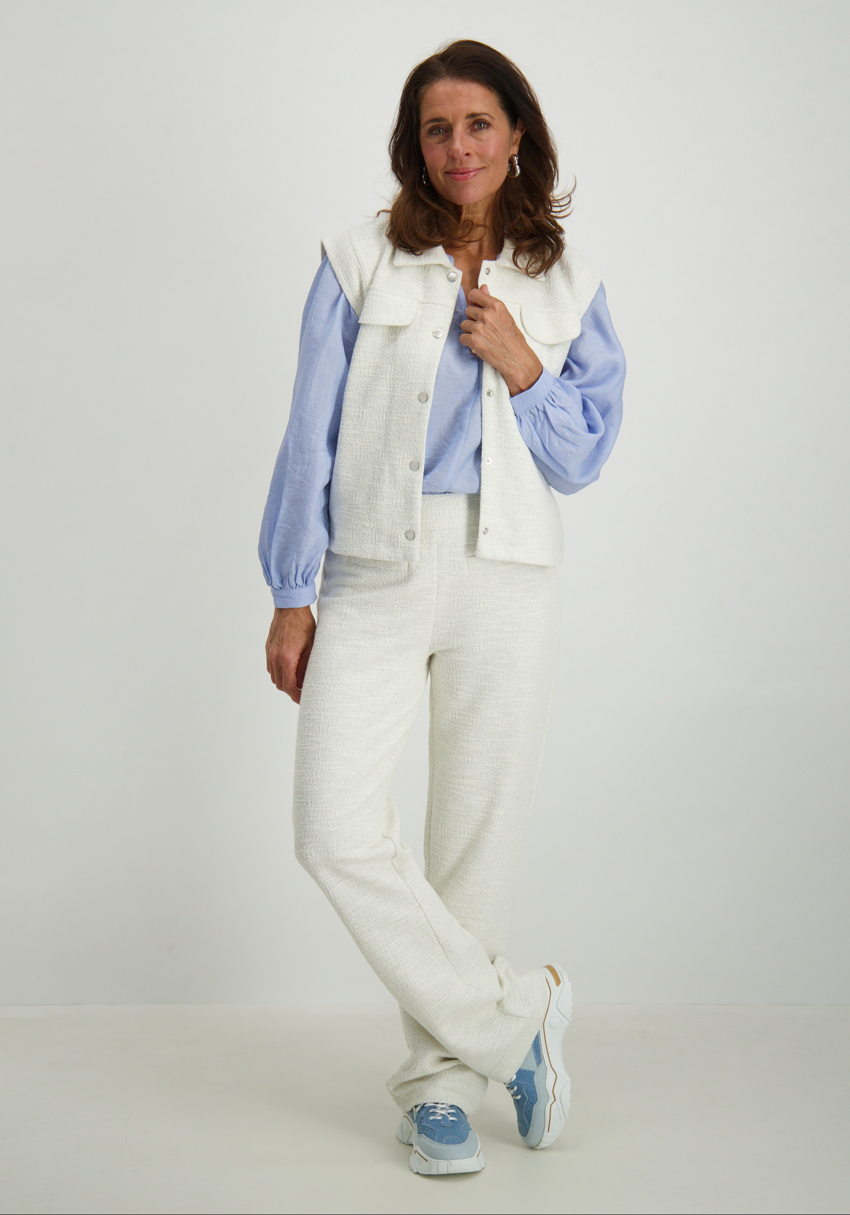 Zoso Broek Sam 251Sam Wolwit-ecru