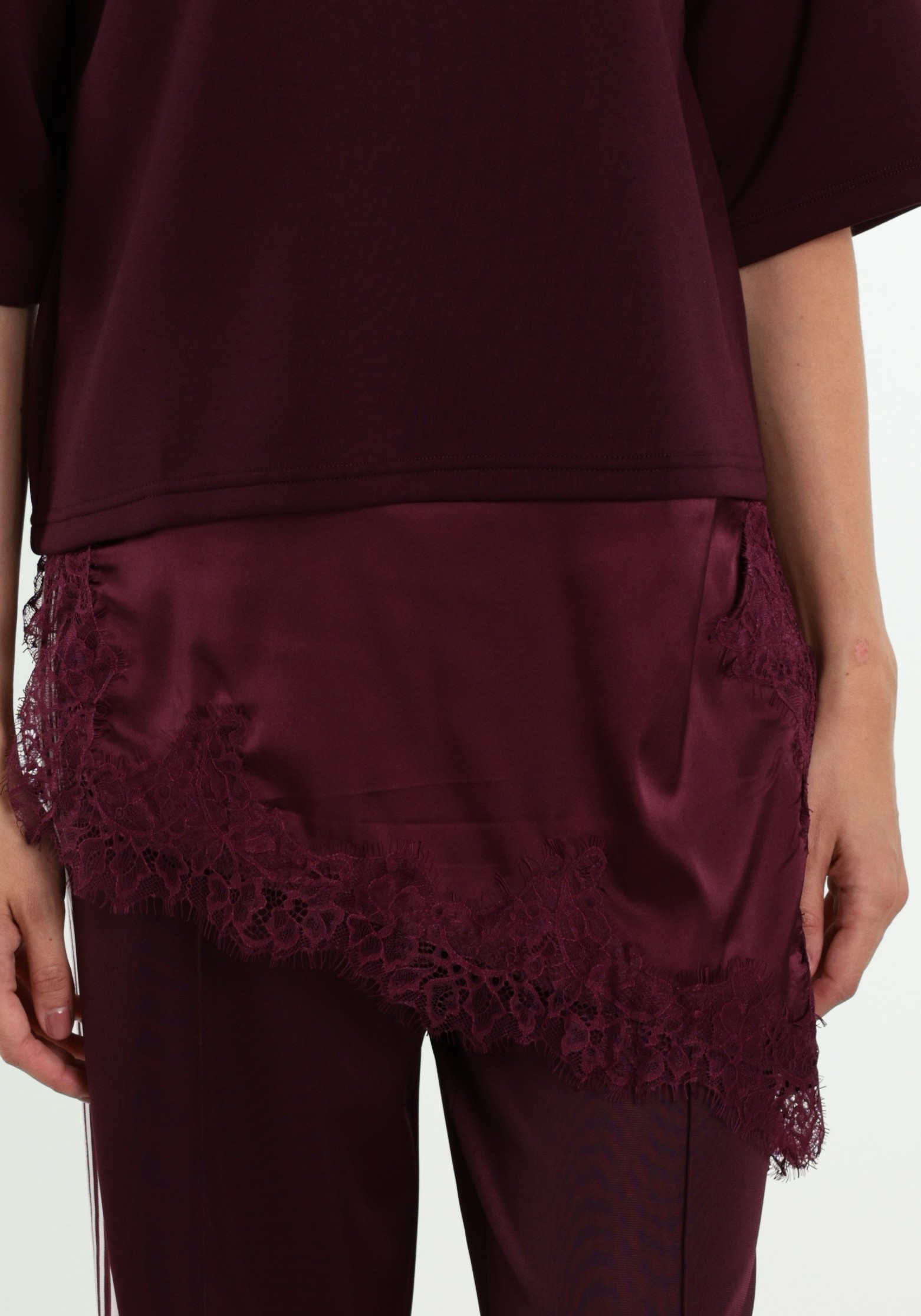 VERO MODA T-shirt Sofie 10355839 Bordeaux