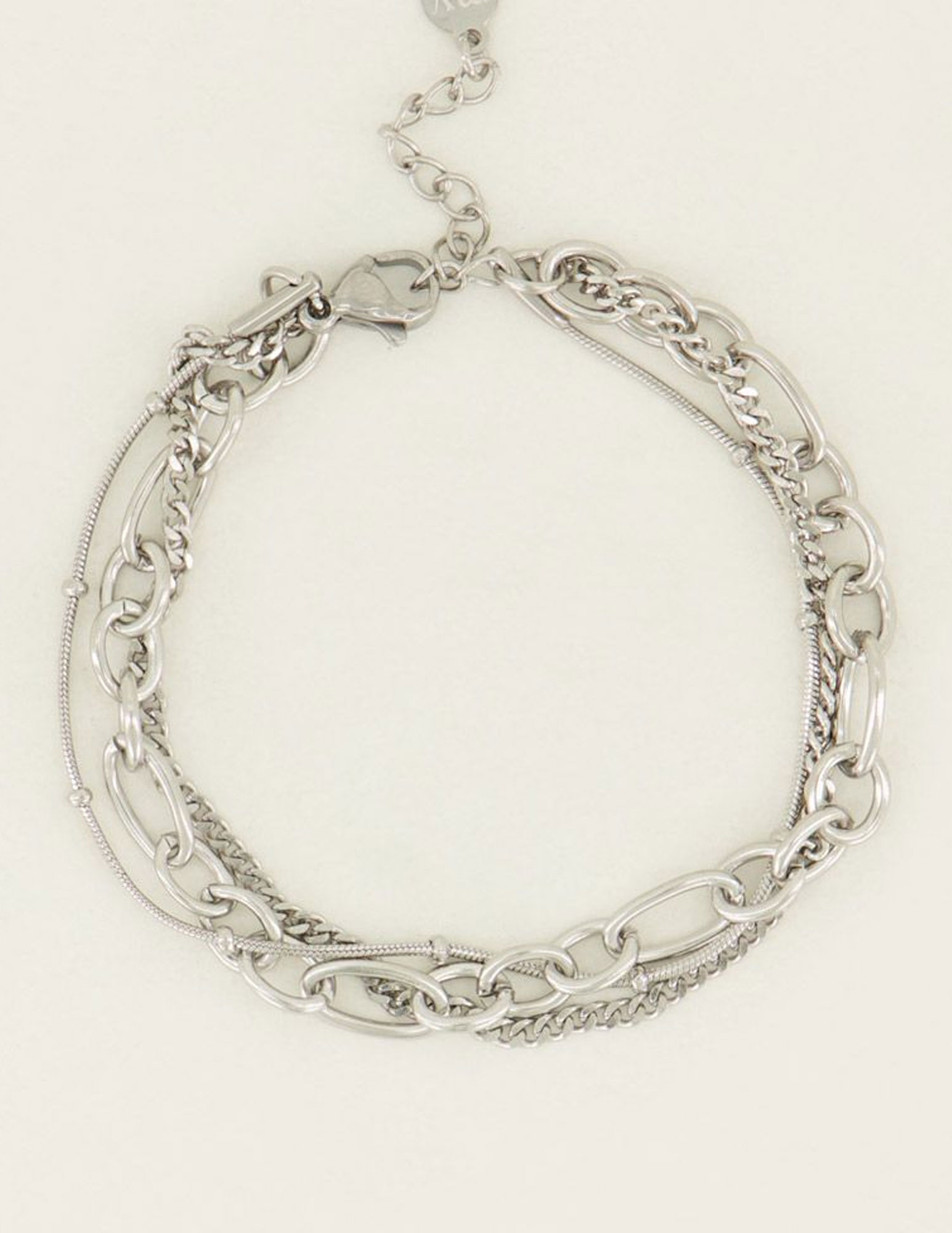 My Jewellery Armband drielaags  MJ04878 Zilver
