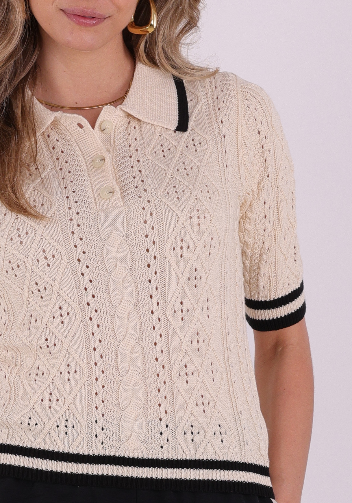 Geisha Trui  64052-23 Wolwit-ecru