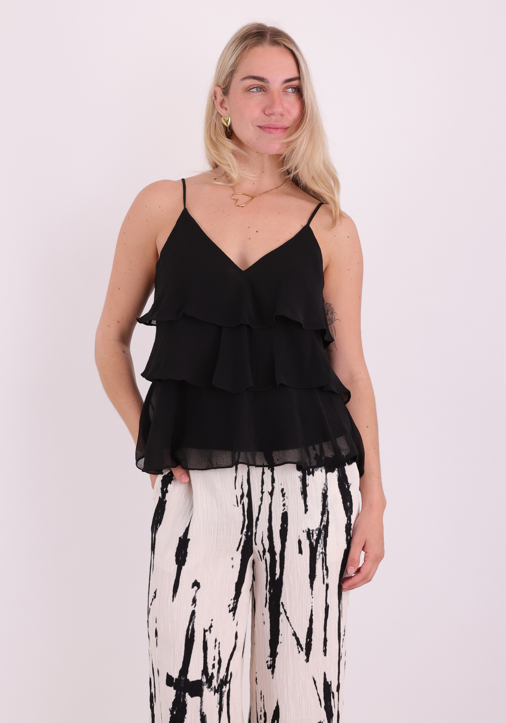 ONLY Top Linn 15351364 Zwart