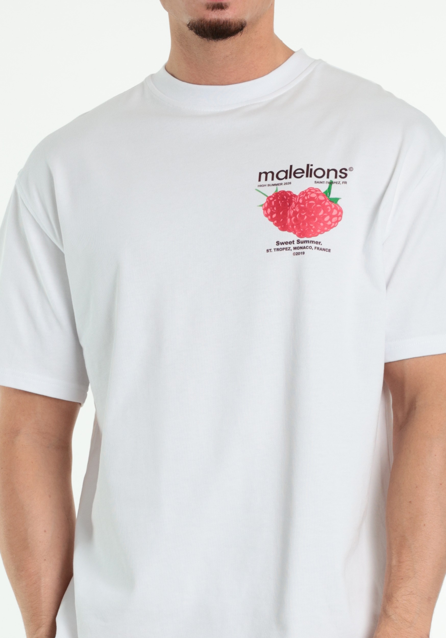 Malelions T-shirt Sweet Summer MMA40026045 Wit
