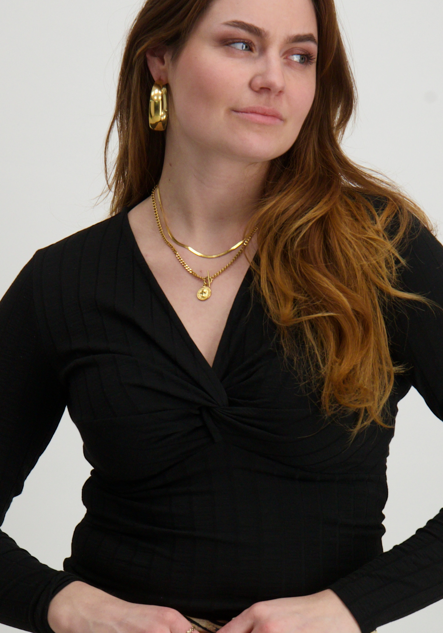 JDY Top Tippa 15338874 Zwart