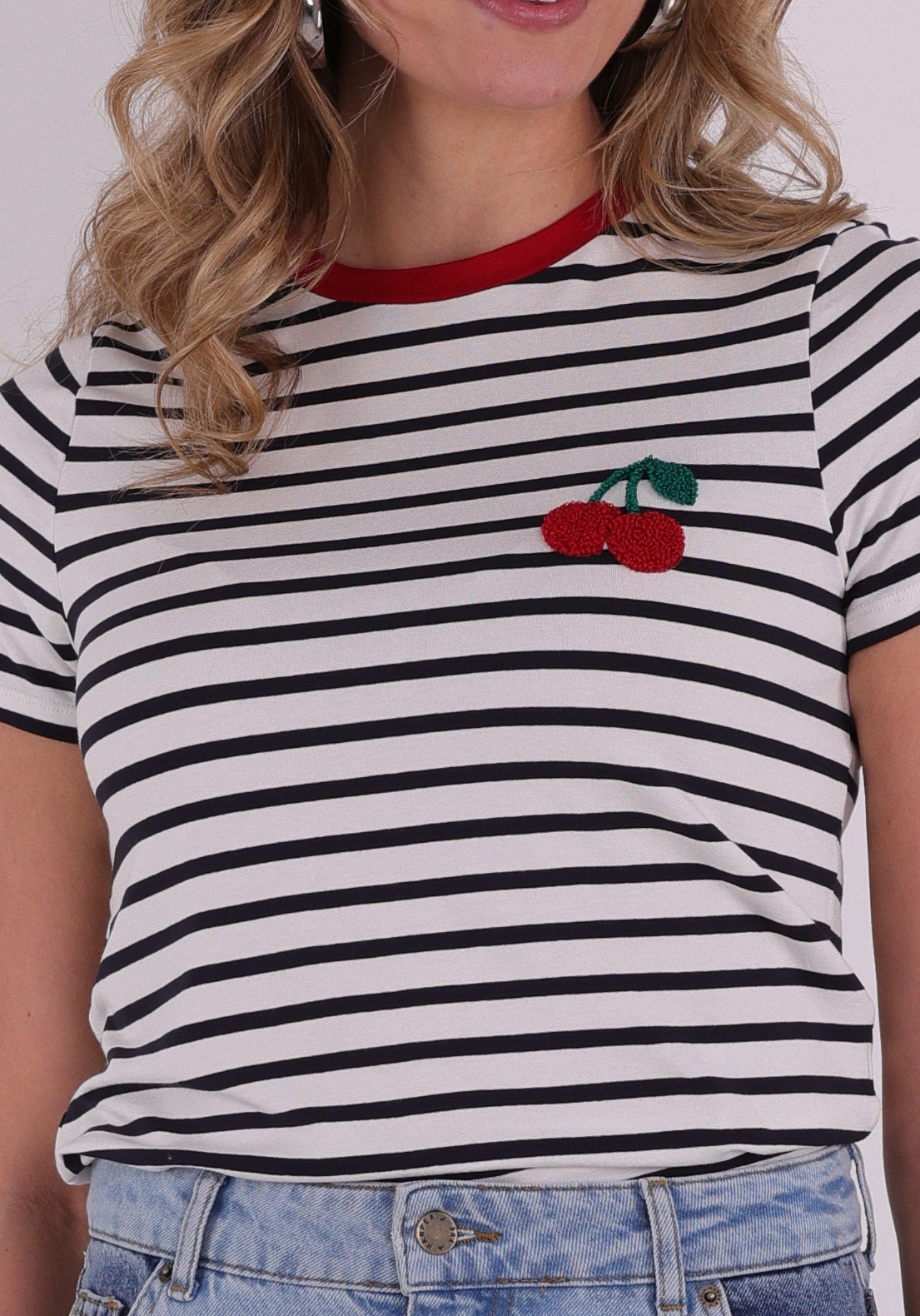 Only T-shirt Heart life 15318959 Wit