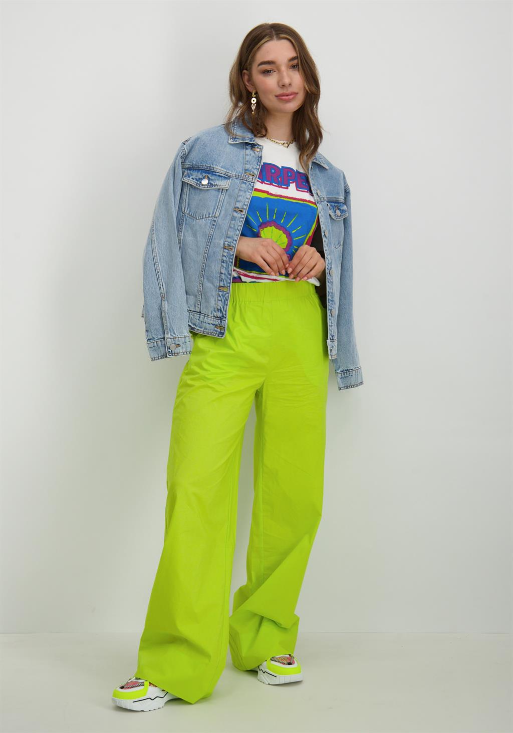 Harper & Yve Broek Yana HS24P123 Licht groen