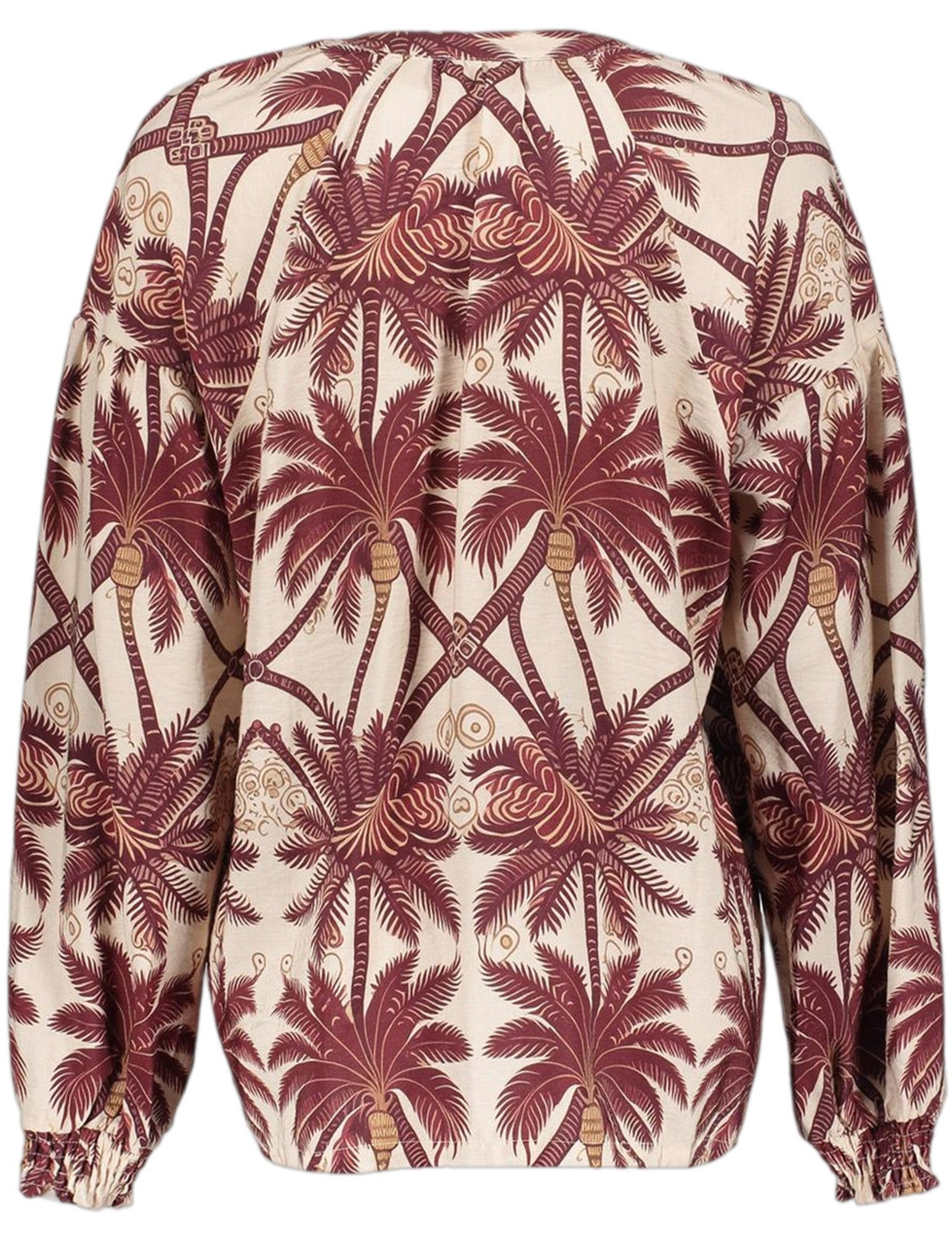 Geisha Blouse All-over print 63229-20 Wolwit-ecru