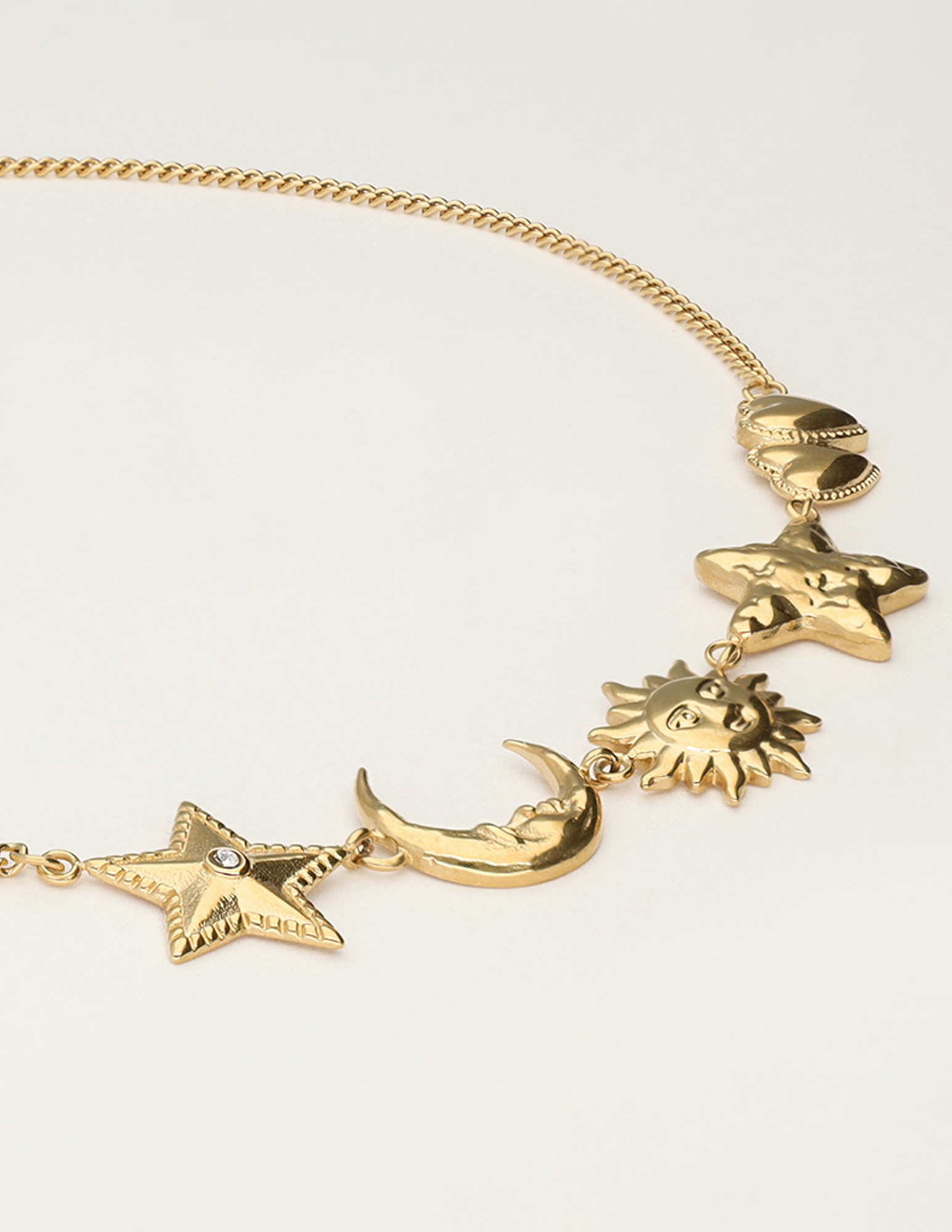 My Jewellery Starry ketting met verschillende bedels MJ11986 Goud