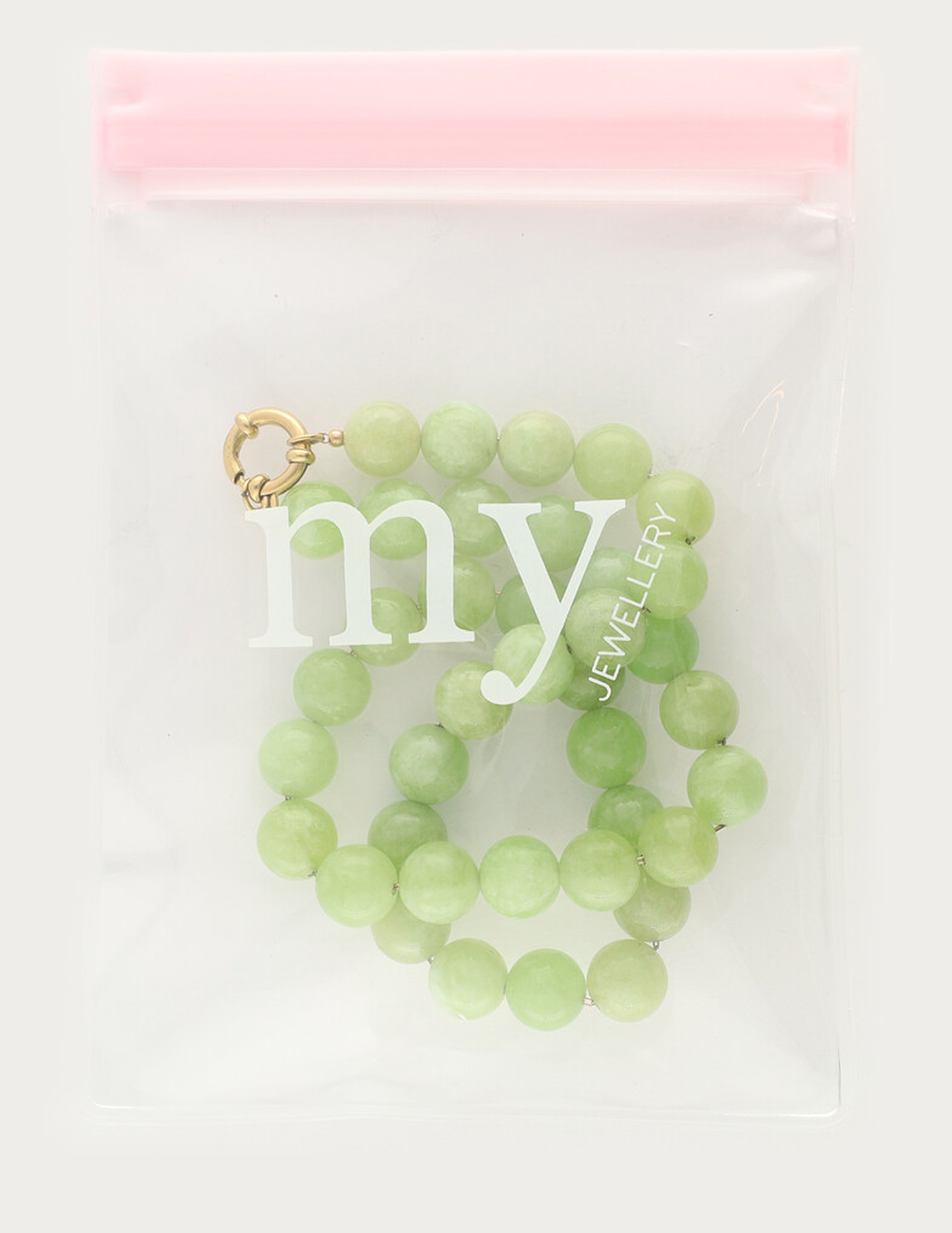 My Jewellery Kralen ketting MJ14555 Licht groen