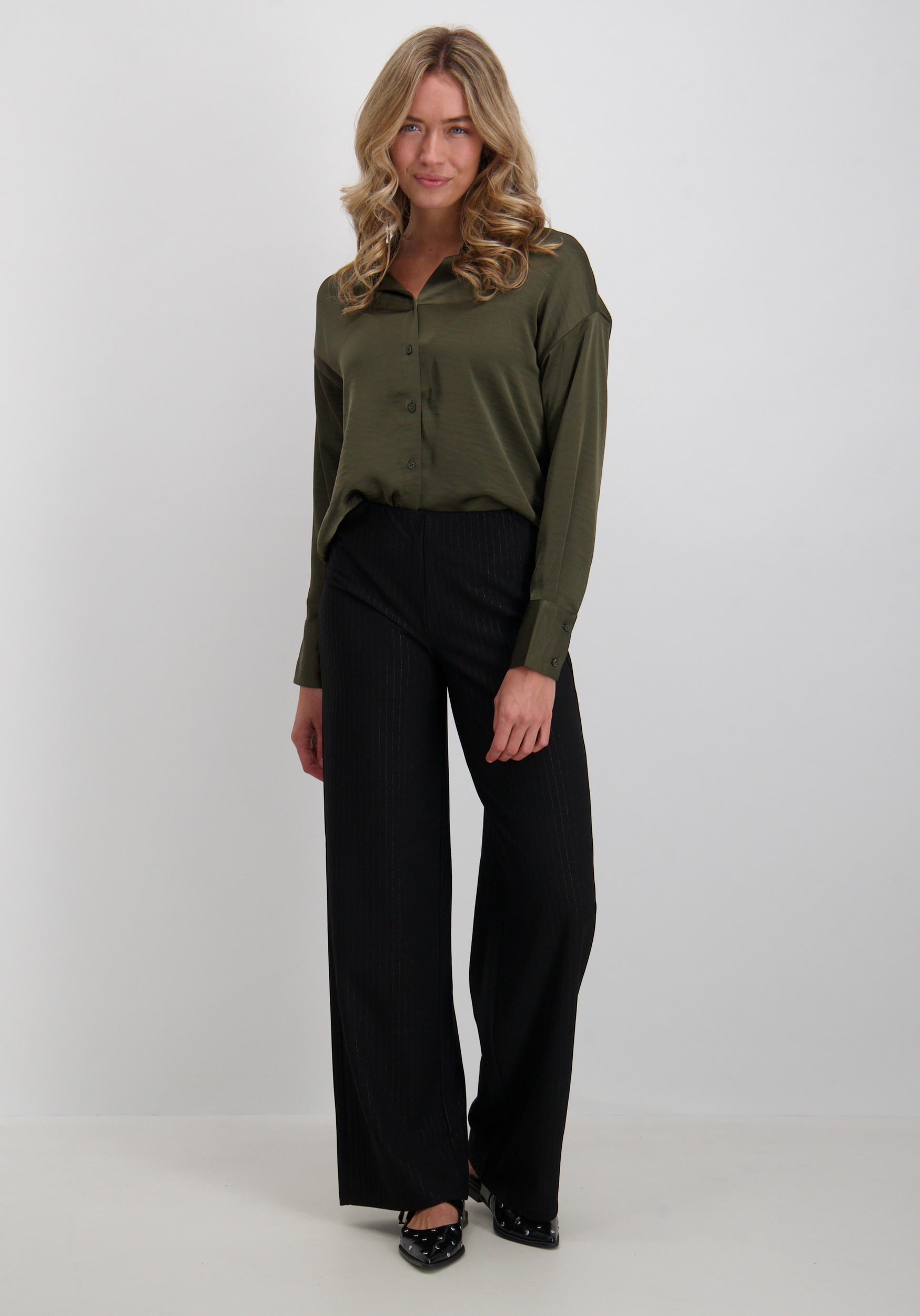 Vero moda Broek Berlin 10337337 Zwart