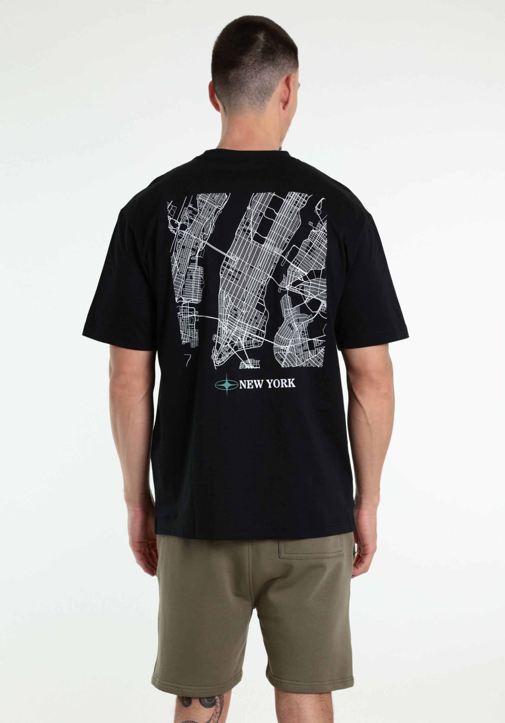ONLY & SONS T-shirt Fred 22038318 Zwart