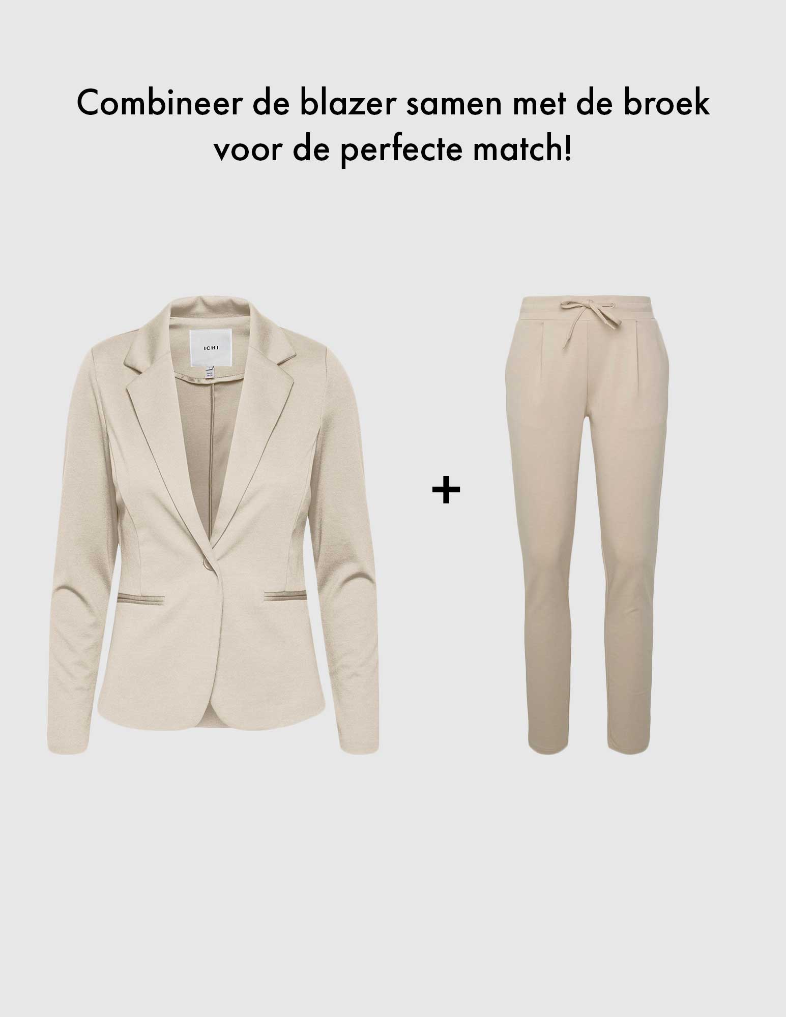 Ichi Blazer Kate 20101801 Zand