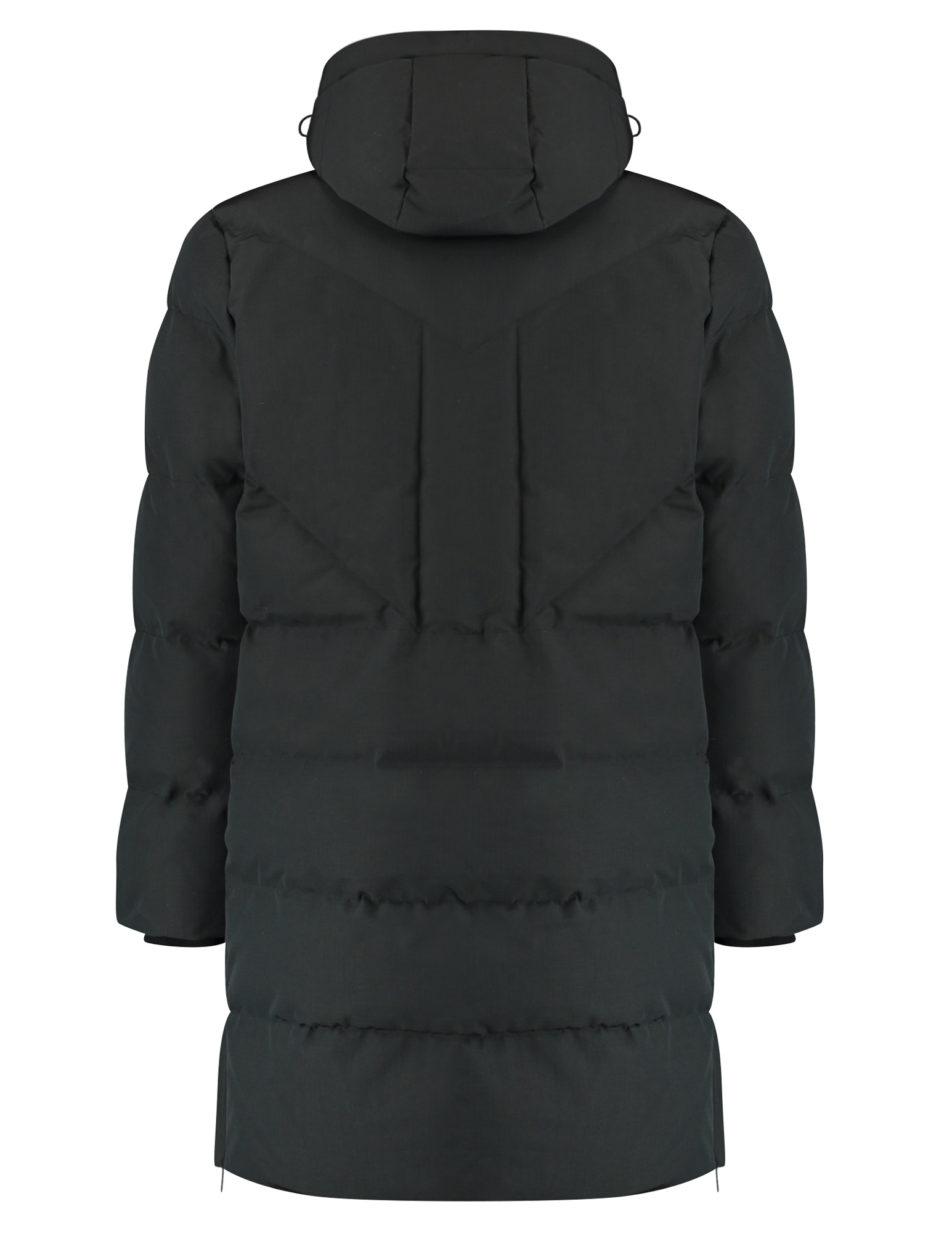 Off The Pitch Winterjas Ripstop OTP243052 Zwart