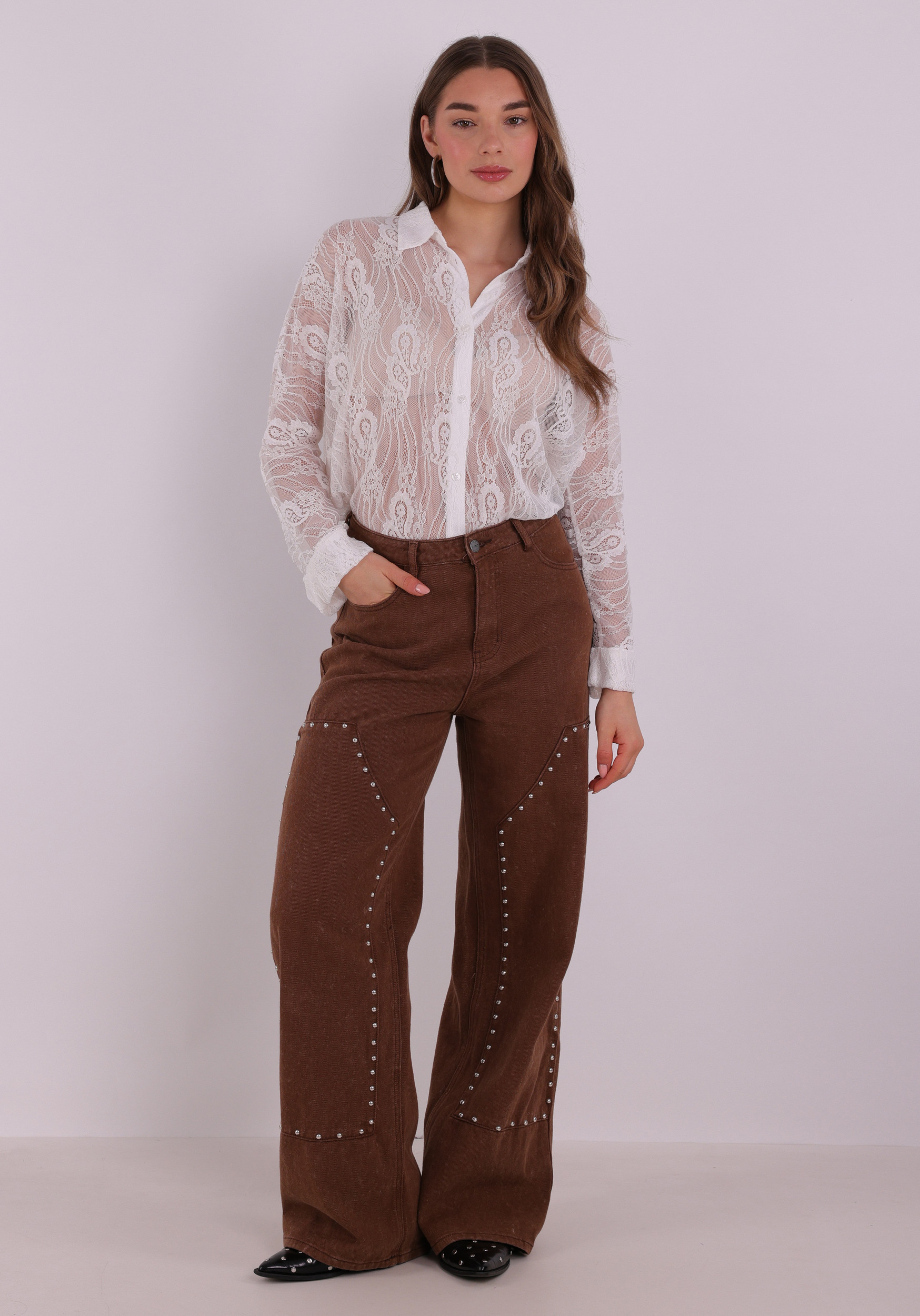 Only Blouse Lina 15369433 Wit